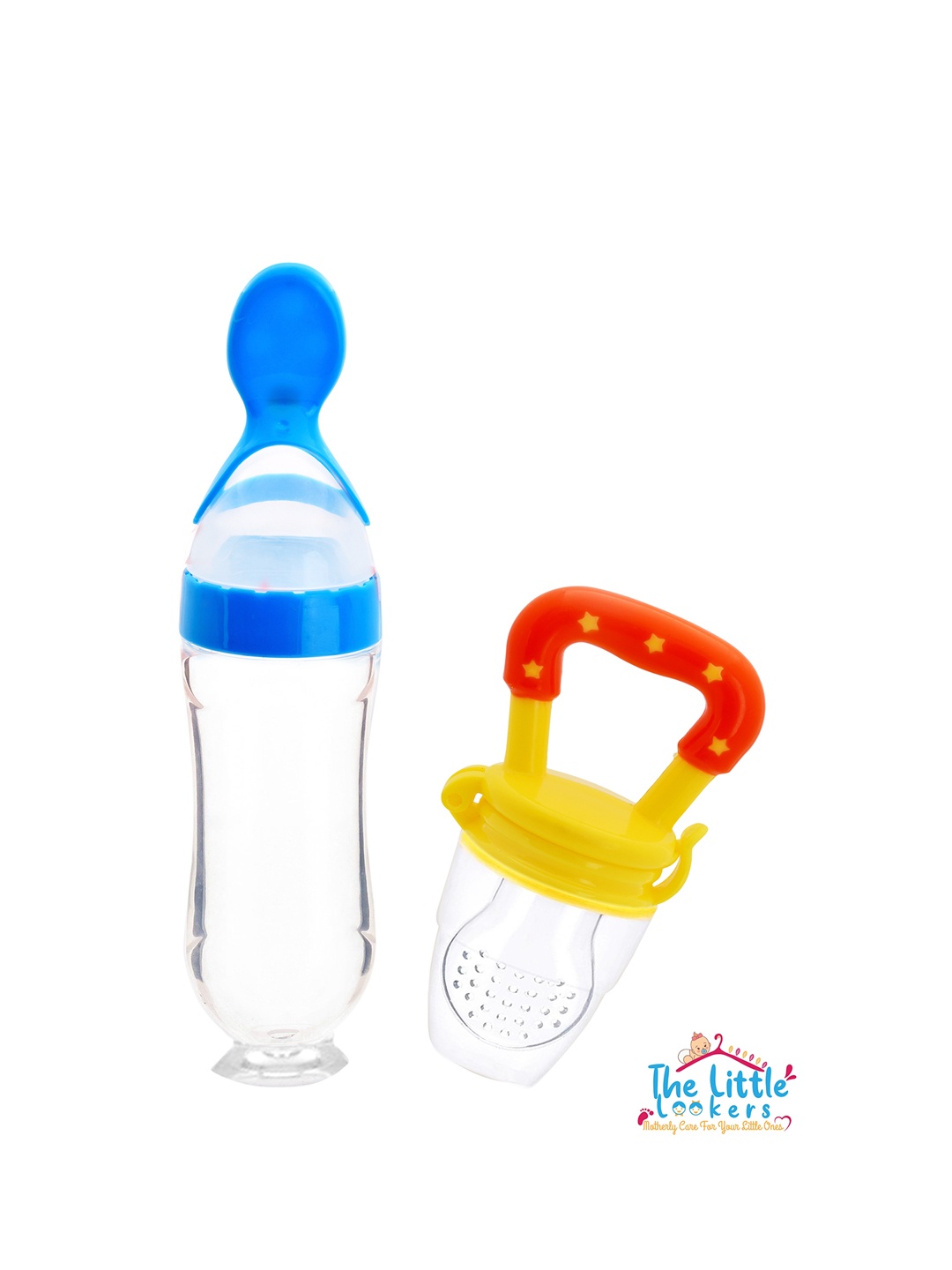 The Little Lookers Kids Blue Kids Solid Squeeze Food Grade Silicon Bottle Feeder & Fruit Pacifier
The Little Lookers Kids Blue Kids Solid Squeeze Food Grade Silicon Bottle Feeder & Fruit Pacifier