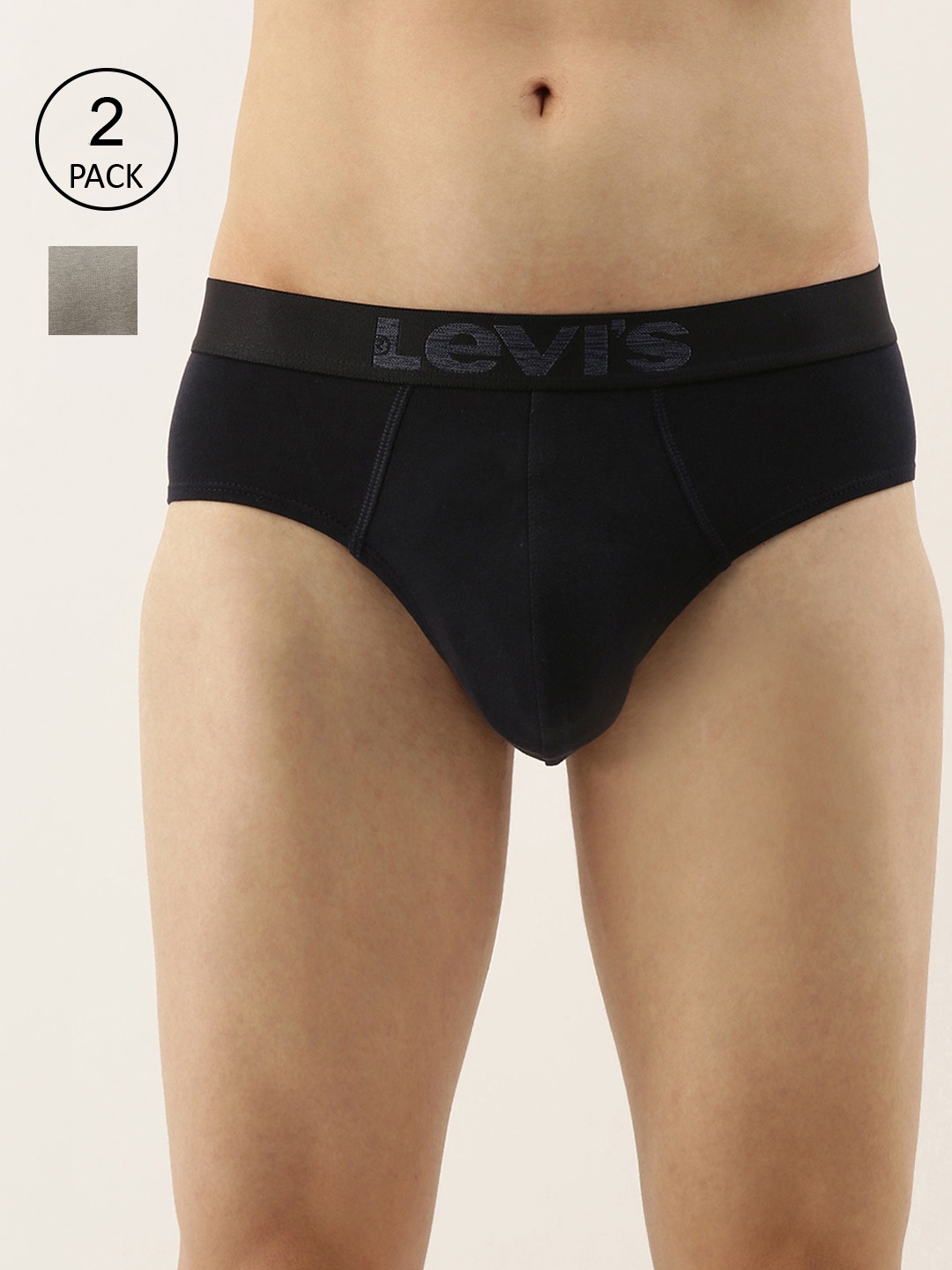 Levis Men Pack Of 2 Assorted Smartskin Technology Cotton Briefs with Tag Free Comfort-017
Levis Men Pack Of 2 Assorted Smartskin Technology Cotton Briefs with Tag Free Comfort-017