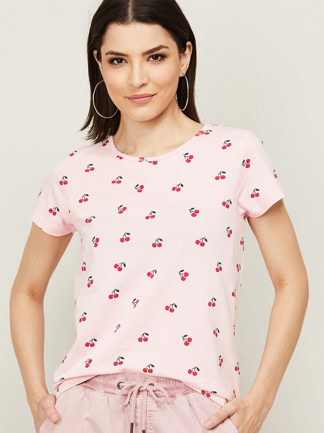Fame Forever by Lifestyle Pink Floral Print Top