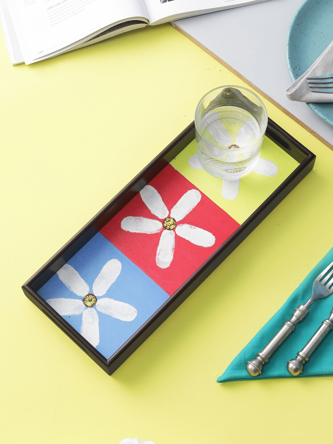 VarEesha Multi-Colored Wooden Serving Tray
VarEesha Multi-Colored Wooden Serving Tray