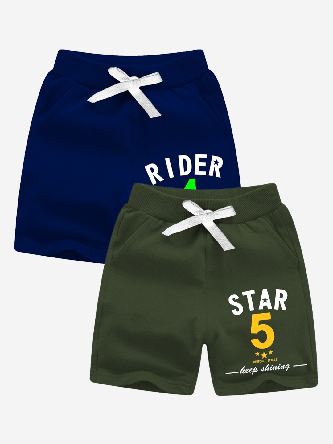 x2o Boys Green Printed Outdoor Shorts