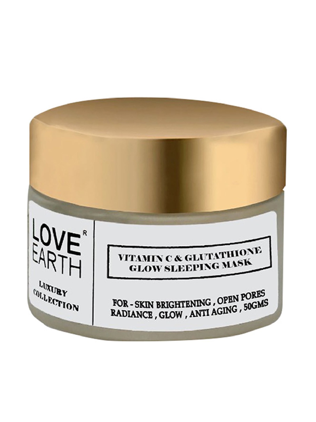 LOVE EARTH Vitamin C & Glutathione Glow Sleeping Mask for Skin Brightening - 50g, White
LOVE EARTH Vitamin C & Glutathione Glow Sleeping Mask for Skin Brightening - 50g, White