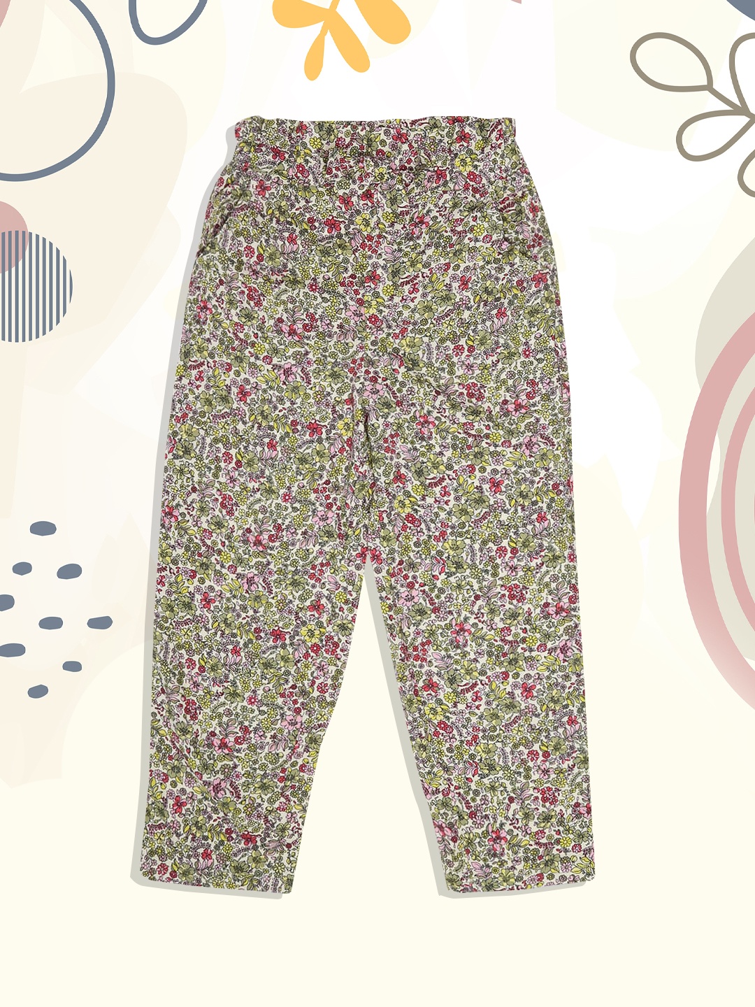 United Colors of Benetton Girls Multicoloured Floral Printed High-Rise Trousers, Multi
United Colors of Benetton Girls Multicoloured Floral Printed High-Rise Trousers, Multi