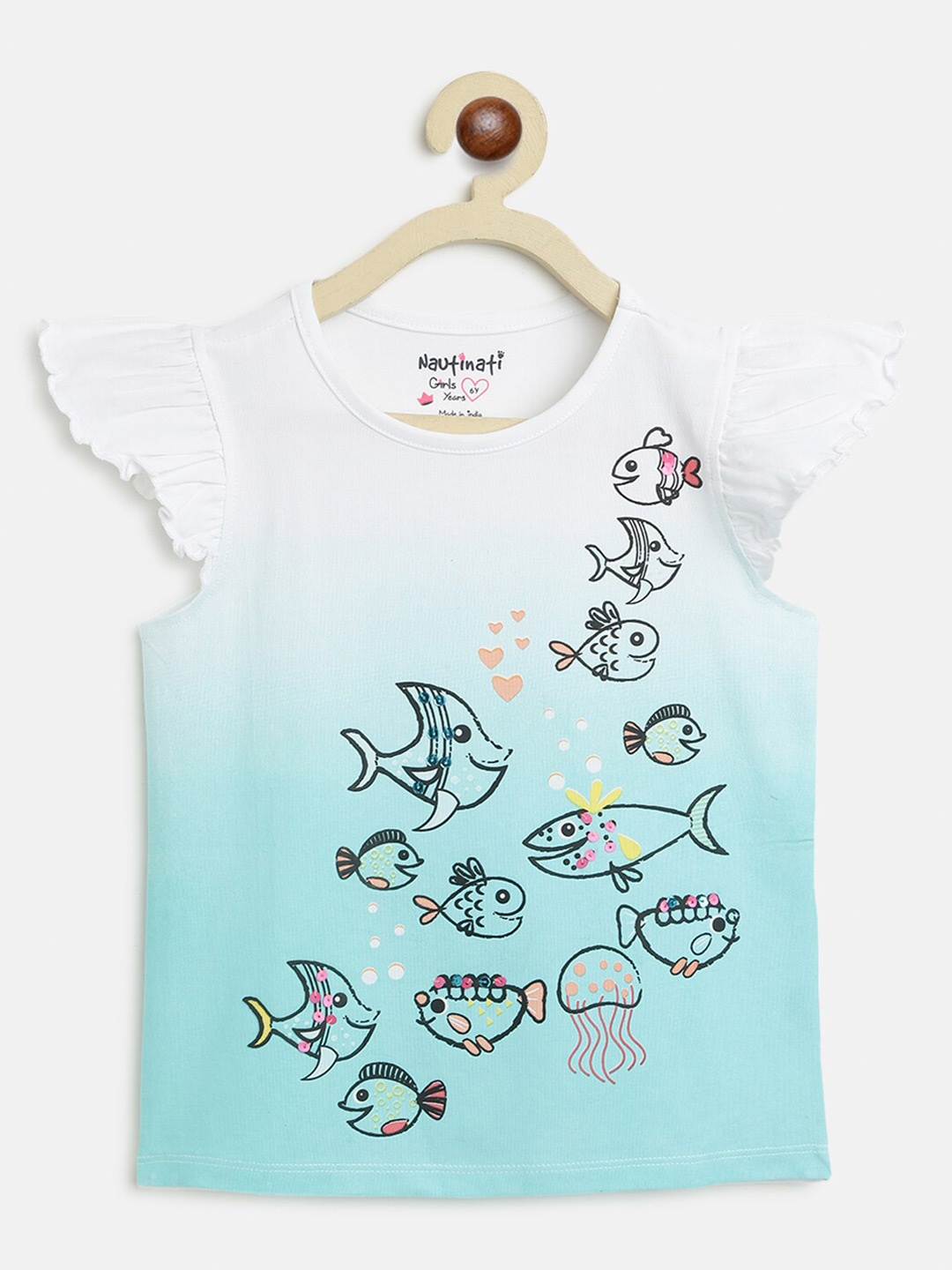 Nauti Nati White Print Top