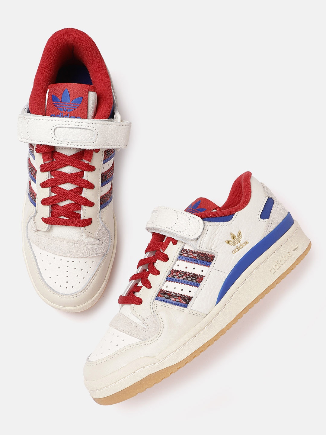 ADIDAS Originals Men White & Red Perforated Forum 84 Low Leather Sneakers Excluding Trims
ADIDAS Originals Men White & Red Perforated Forum 84 Low Leather Sneakers Excluding Trims