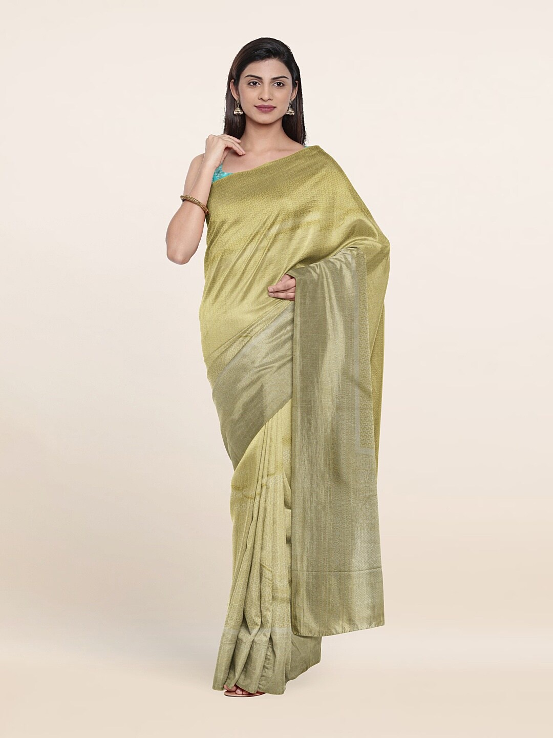 Pothys Women Yellow Sarees