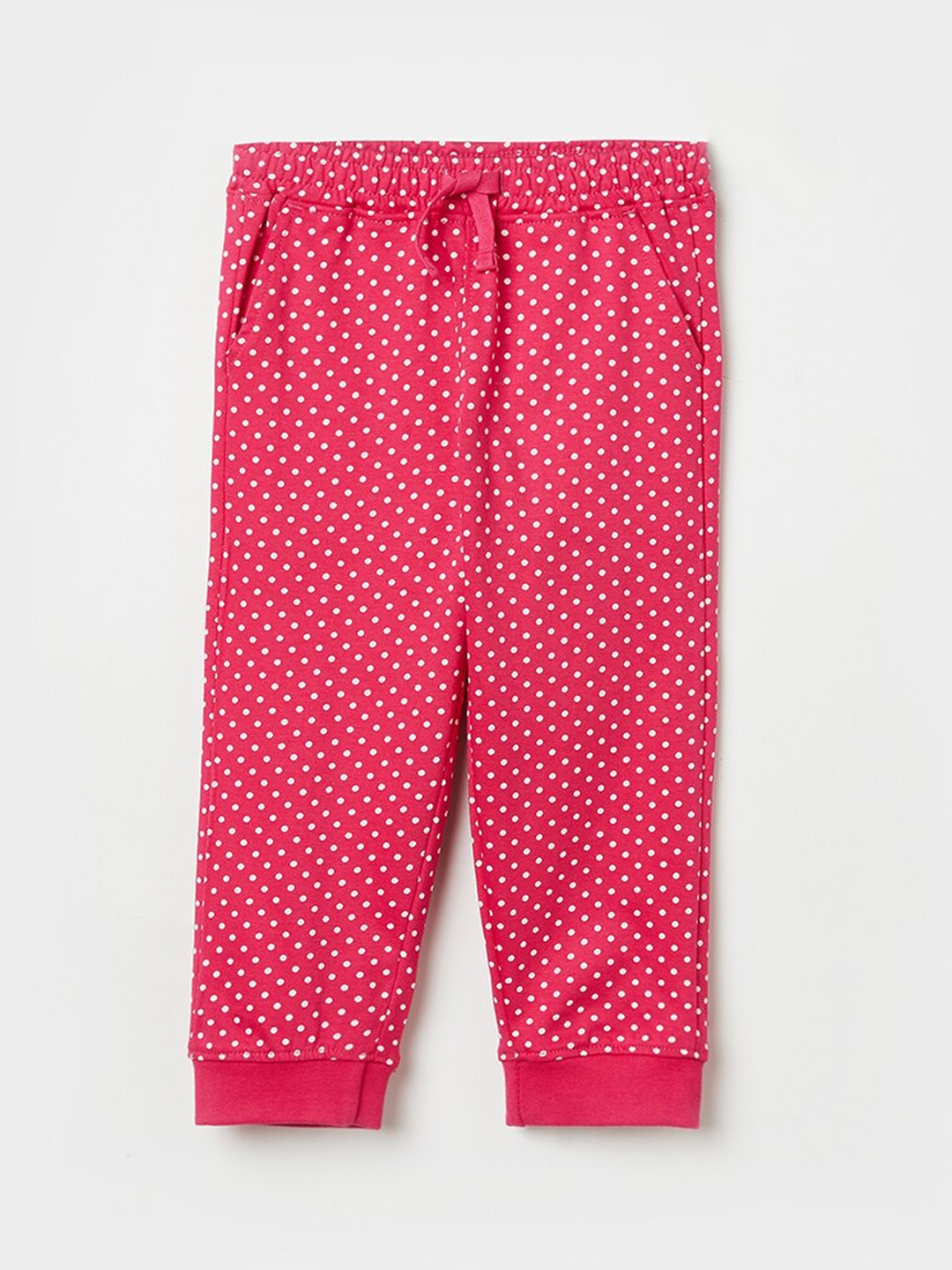 Juniors by Lifestyle Girls Fuschia Pink Polka Dot Printed Cotton Joggers Track Pants, Fuchsia
Juniors by Lifestyle Girls Fuschia Pink Polka Dot Printed Cotton Joggers Track Pants, Fuchsia