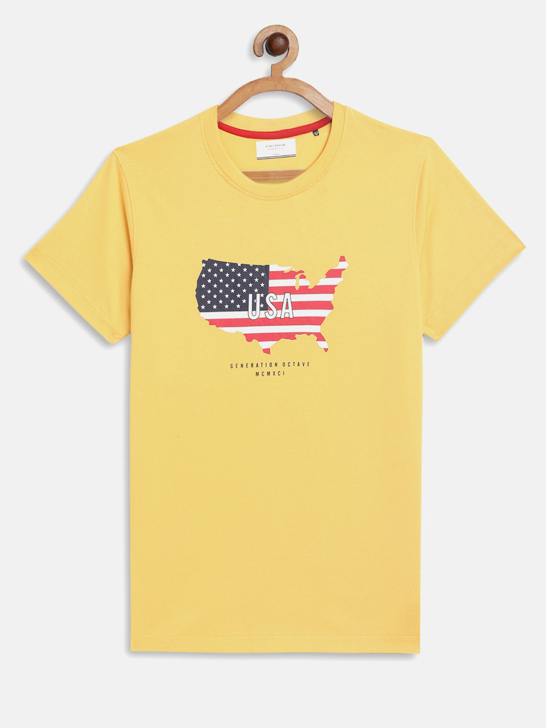 Octave Boys Yellow Graphic Printed Regular Fit Cotton T-shirt
Octave Boys Yellow Graphic Printed Regular Fit Cotton T-shirt
