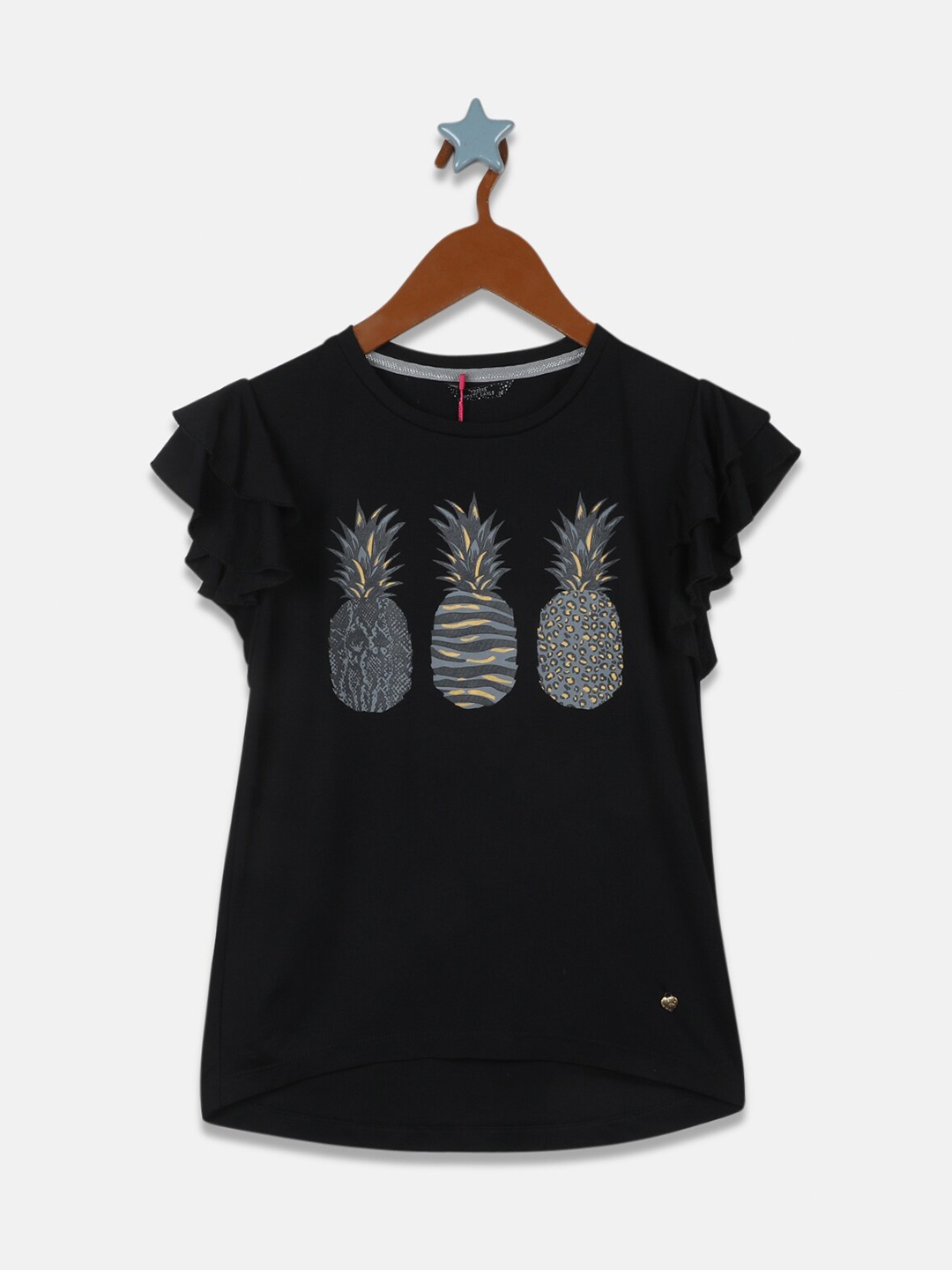 Monte Carlo Black Print Top