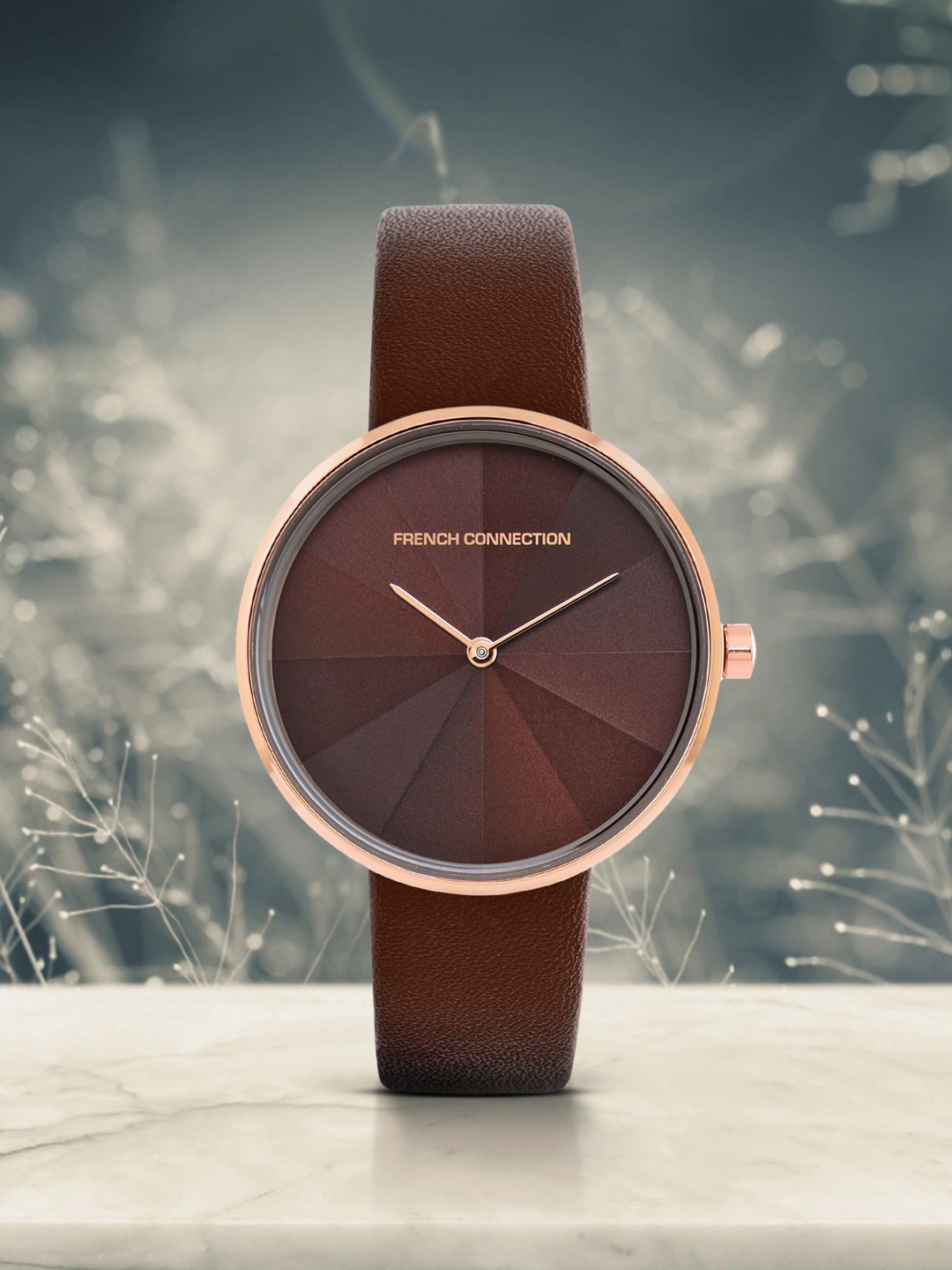 French Connection Women Brown Mother of Pearl Dial & Brown Leather Straps Analogue Watch FCL21-F
French Connection Women Brown Mother of Pearl Dial & Brown Leather Straps Analogue Watch FCL21-F