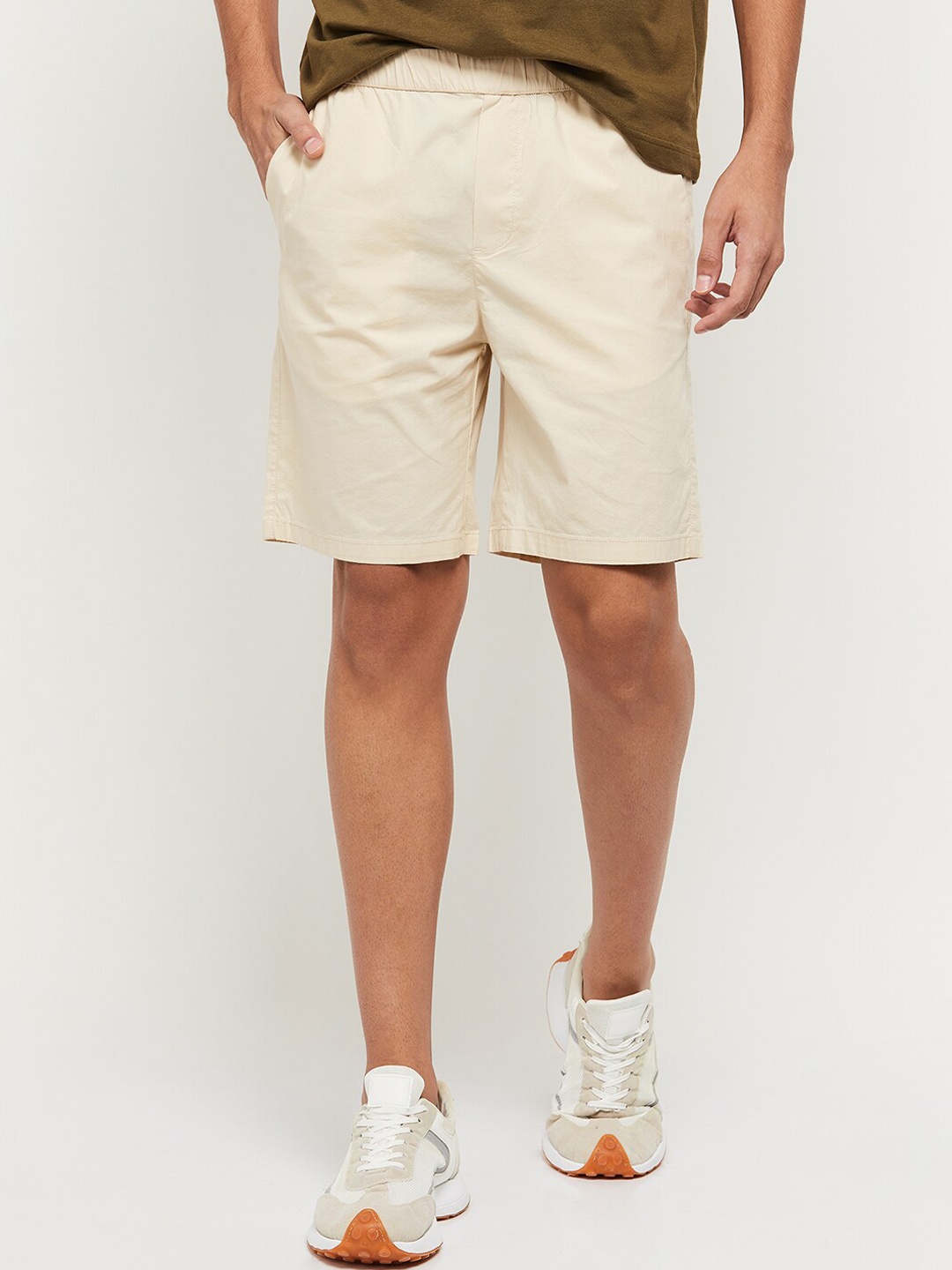 max Men Beige Shorts