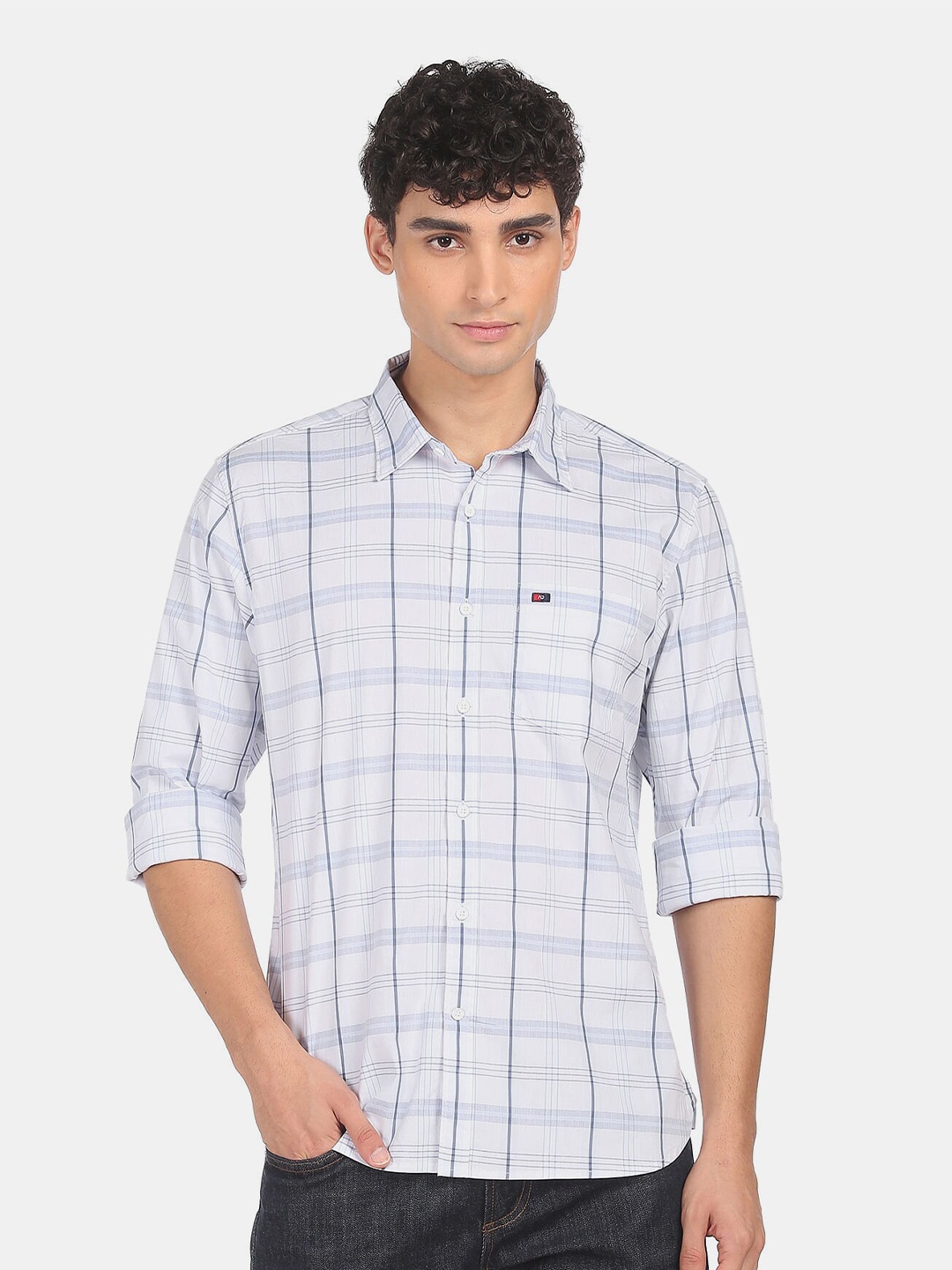 AD By Arvind Men Multicoloured Slim Fit Grid Tattersall Checks Checked Casual Shirt, Multi
AD By Arvind Men Multicoloured Slim Fit Grid Tattersall Checks Checked Casual Shirt, Multi