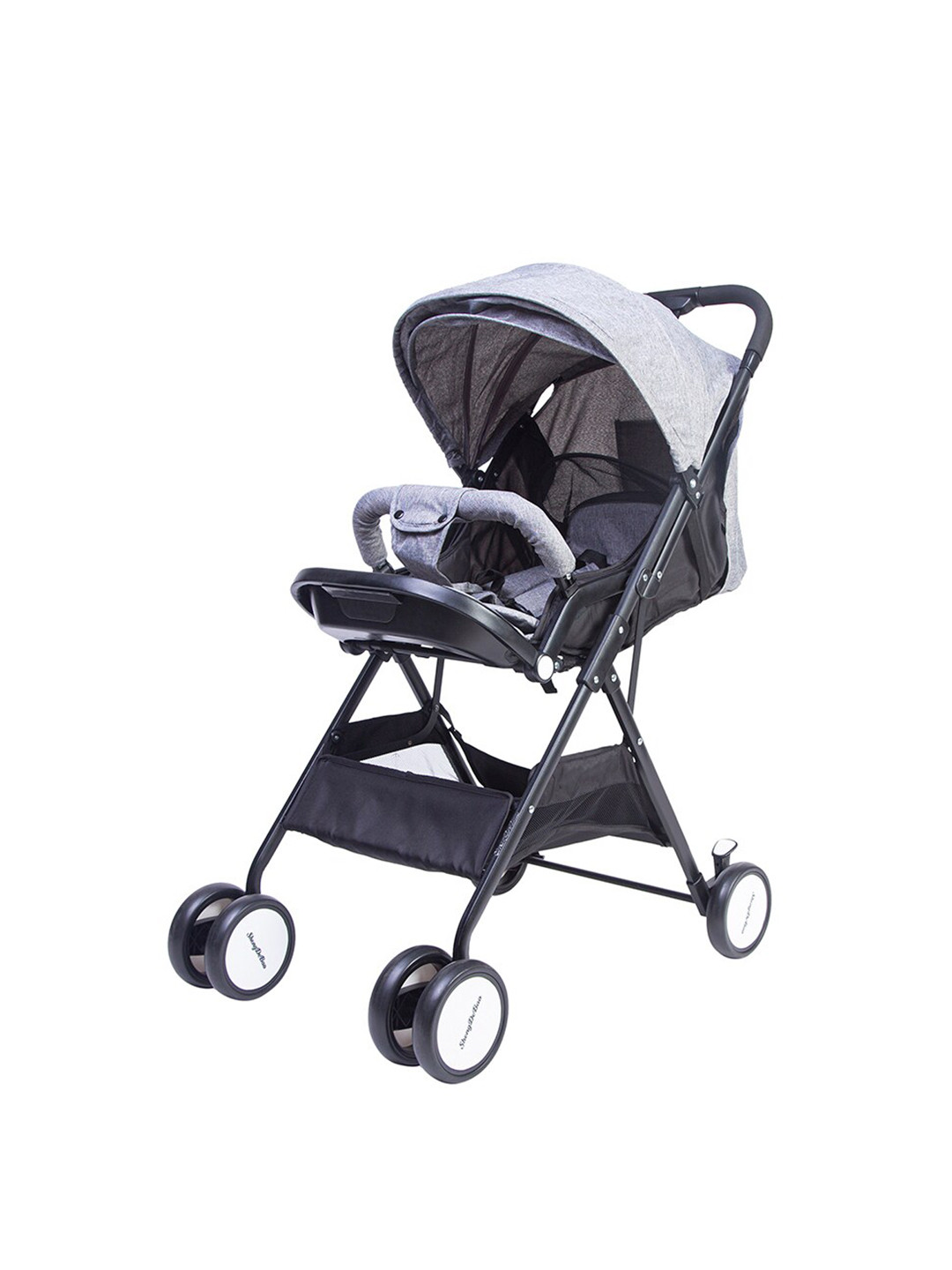 Baby Moo Kids Grey Hooded and Foldable Stroller
Baby Moo Kids Grey Hooded and Foldable Stroller