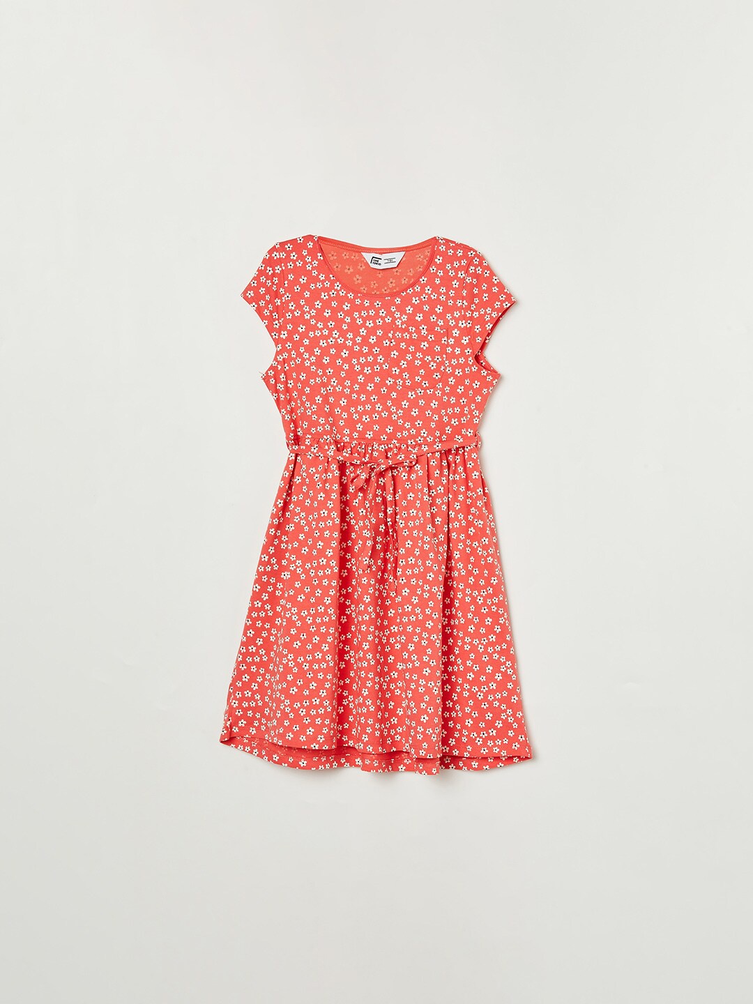 Fame Forever by Lifestyle Coral Floral Dress