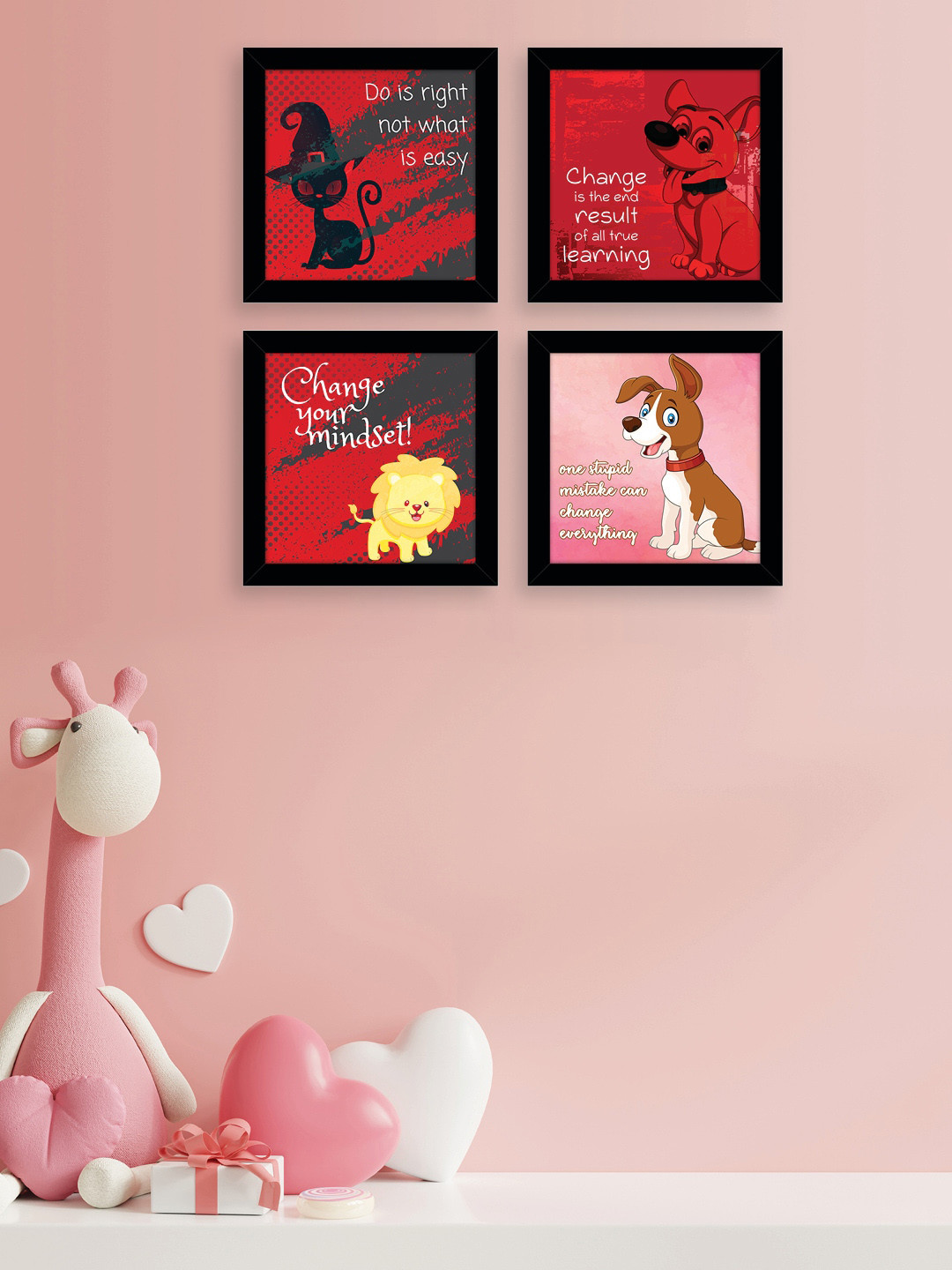 nest ART Set Of 4 Multi-Colored Cartoon Painting Frame Wall Art
nest ART Set Of 4 Multi-Colored Cartoon Painting Frame Wall Art