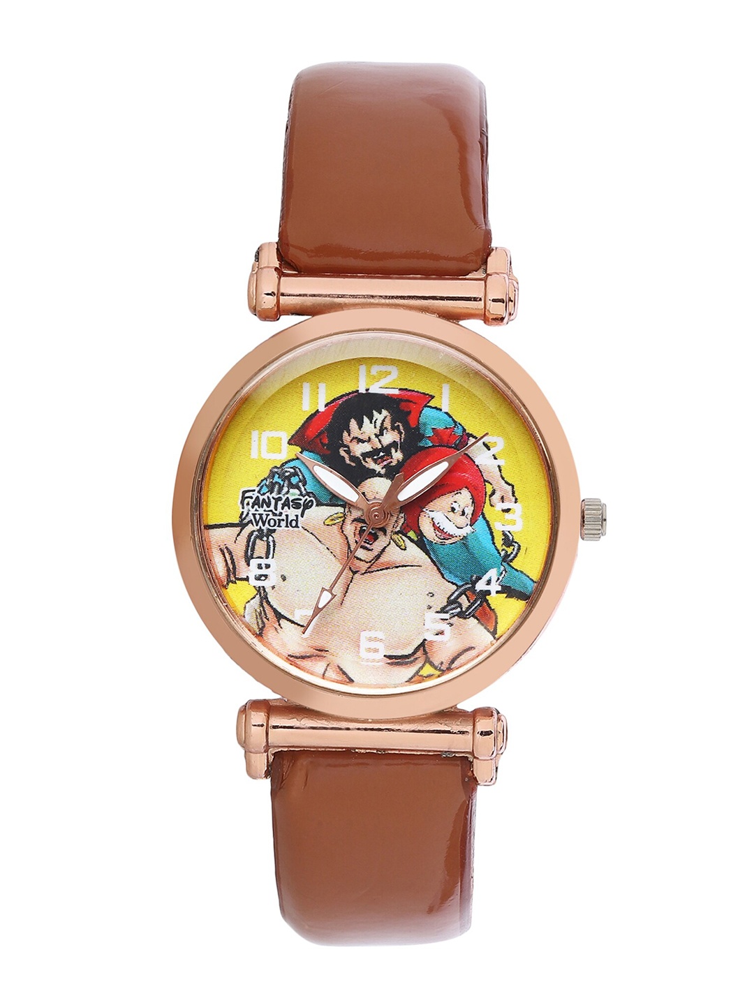 Fantasy World Unisex Kids Multicoloured Printed Dial & Brown Leather Straps Analogue Watch FW-021-CH-CP3, Multi
Fantasy World Unisex Kids Multicoloured Printed Dial & Brown Leather Straps Analogue Watch FW-021-CH-CP3, Multi