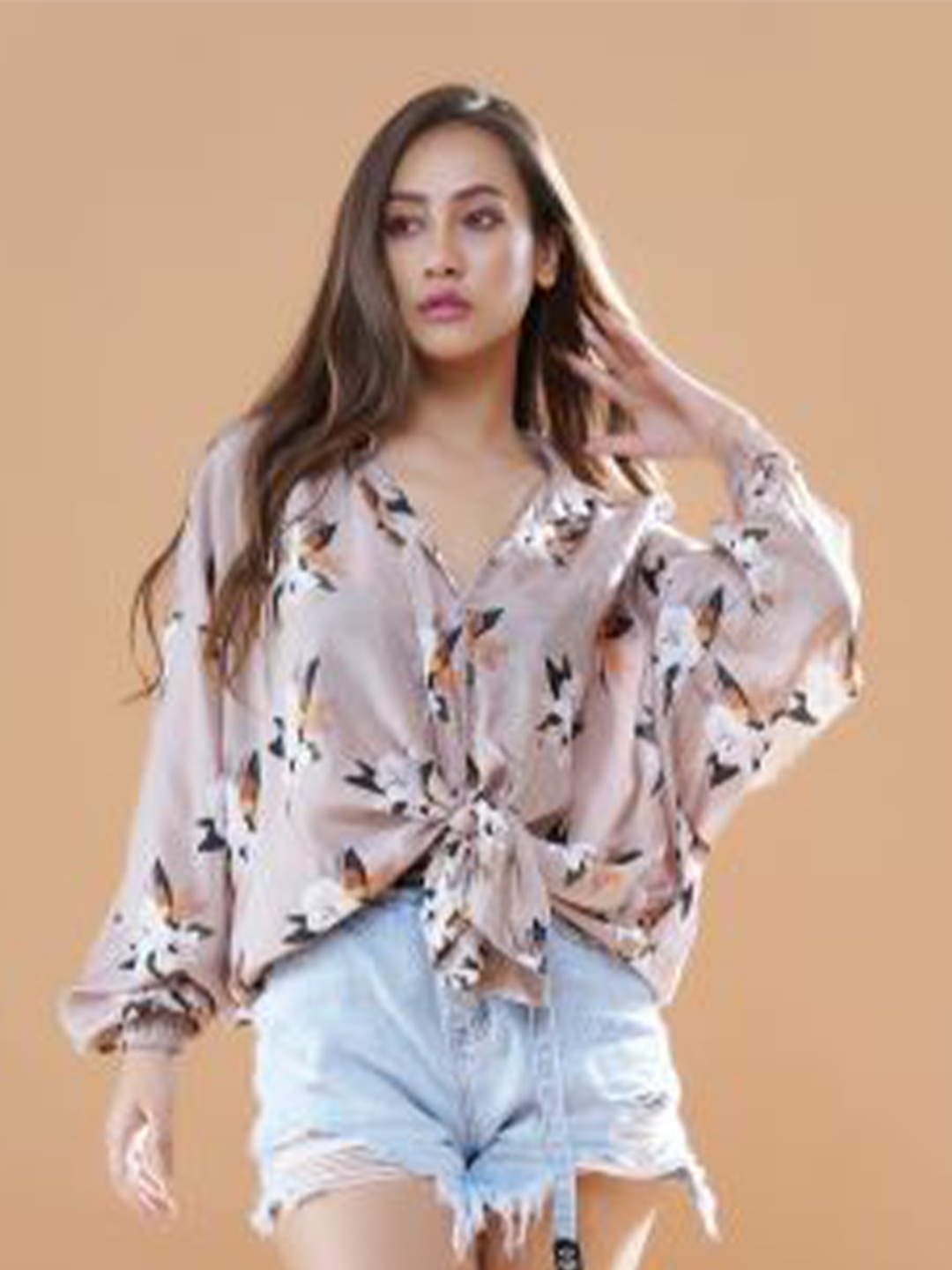 NEETIANDMUDITA Women Multicoloured Relaxed Boxy Printed Semiformal Shirt, Multi
NEETIANDMUDITA Women Multicoloured Relaxed Boxy Printed Semiformal Shirt, Multi
