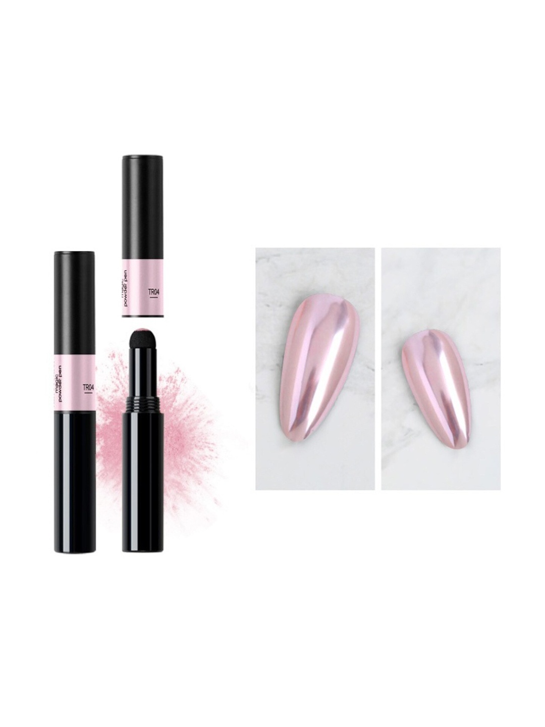 VENALISA Mirror Effect Holographic Chrome Air Cushion Magic Powder Nail Pen - Shade TR04, Purple
VENALISA Mirror Effect Holographic Chrome Air Cushion Magic Powder Nail Pen - Shade TR04, Purple