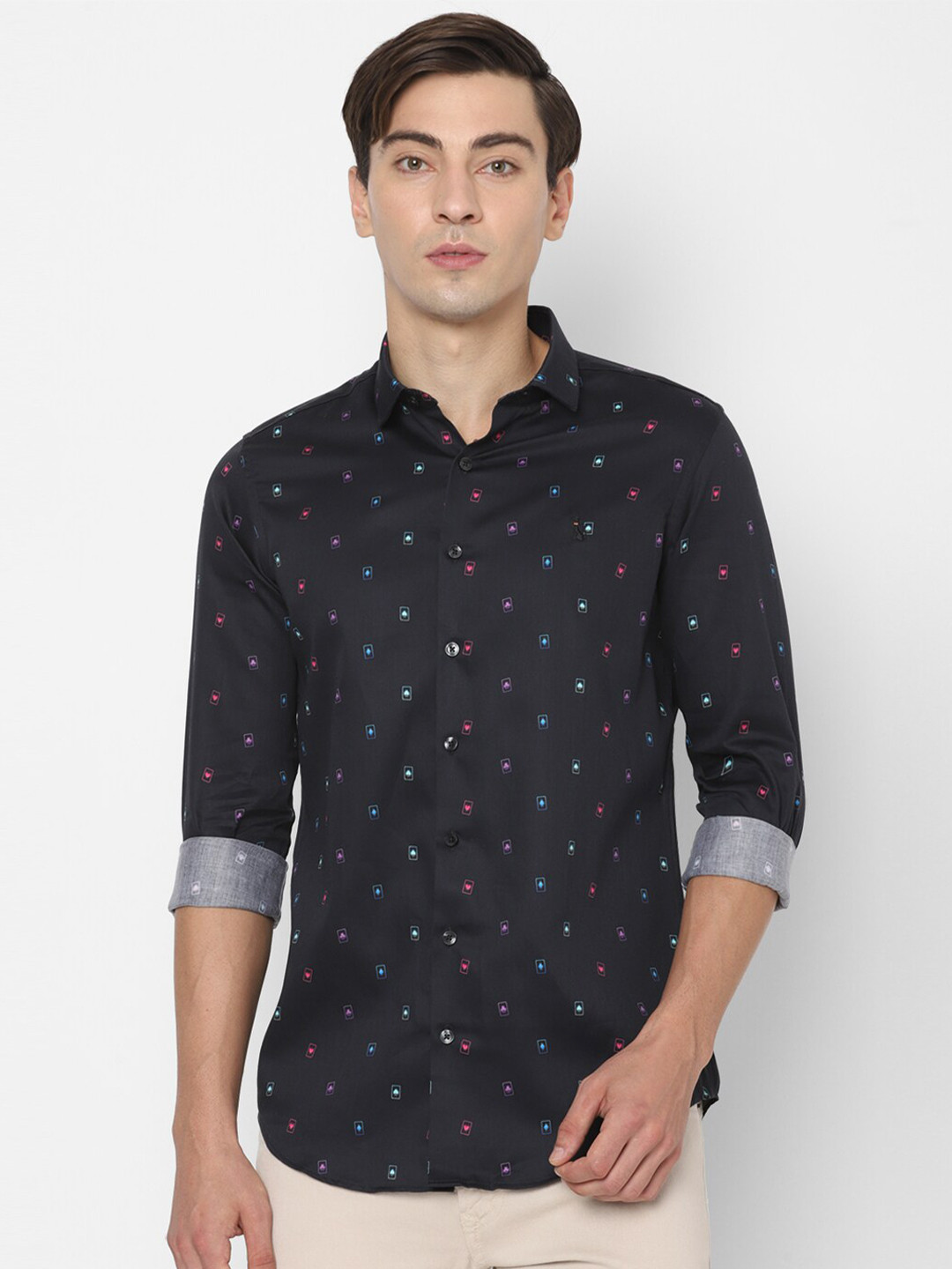 SIMON CARTER LONDON Men Black Slim Fit Printed Pure Cotton Casual Shirt
SIMON CARTER LONDON Men Black Slim Fit Printed Pure Cotton Casual Shirt