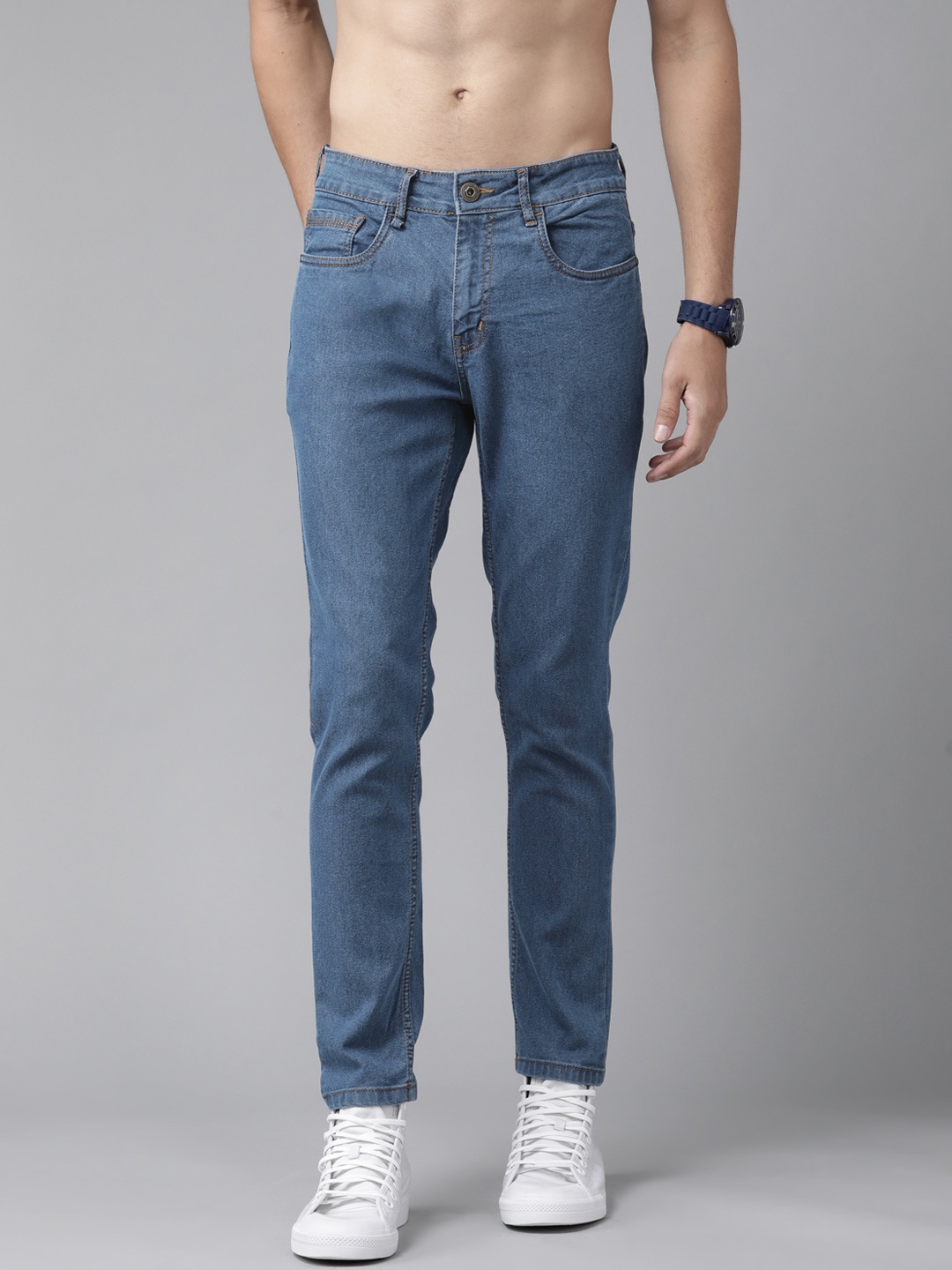 Roadster Men Blue Skinny Fit Stretchable Jeans