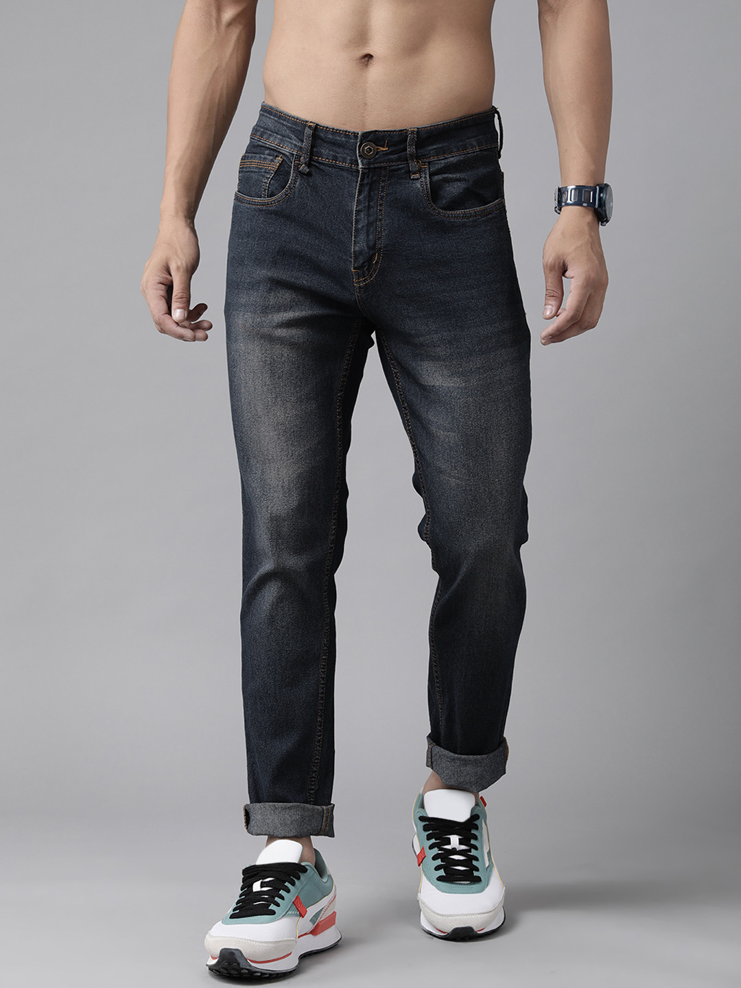 Roadster Men Navy Blue Skinny Fit Light Fade Stretchable Jeans
Roadster Men Navy Blue Skinny Fit Light Fade Stretchable Jeans