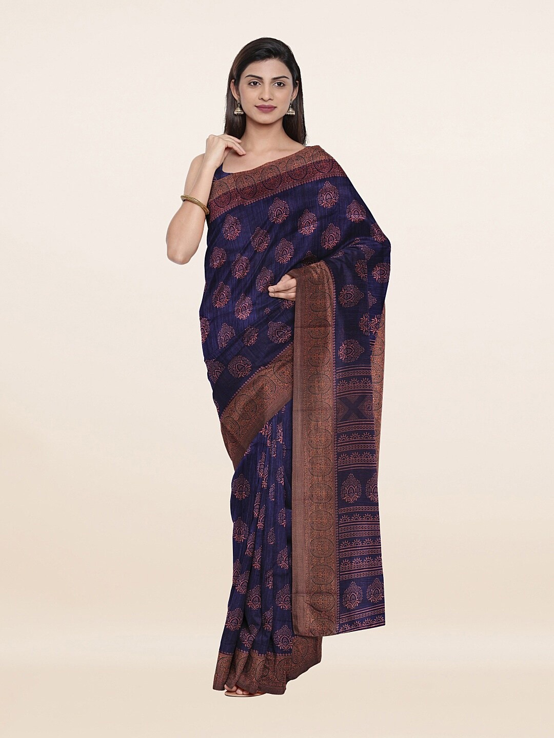 Pothys Women Blue Sarees