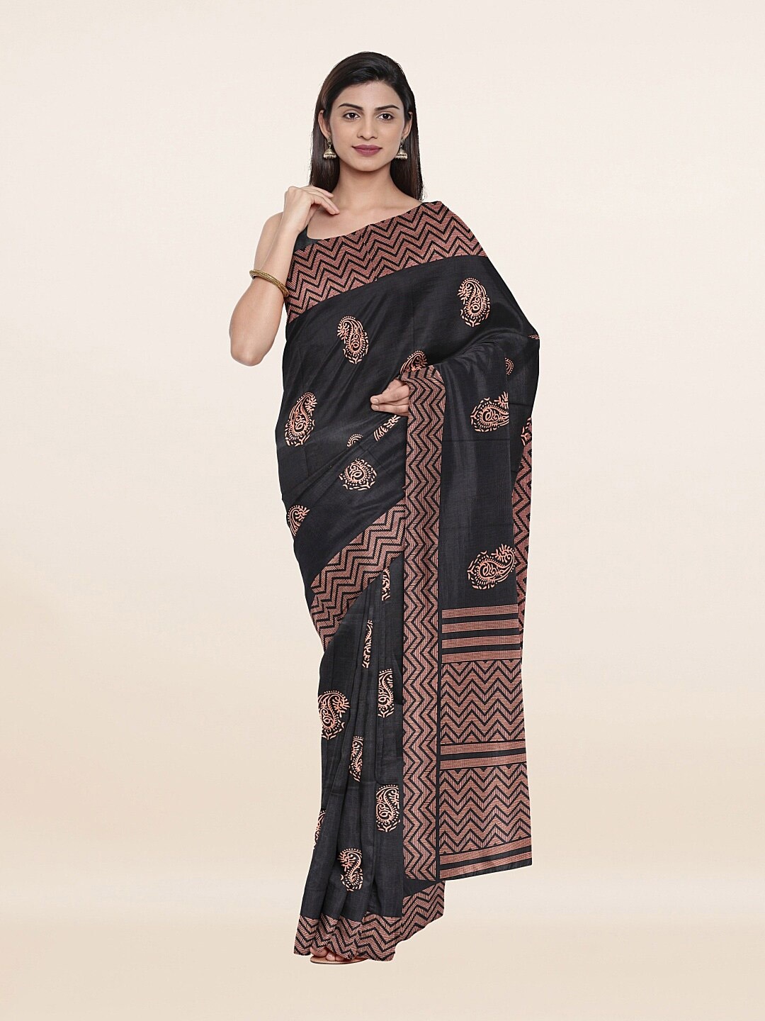Pothys Women Black Sarees