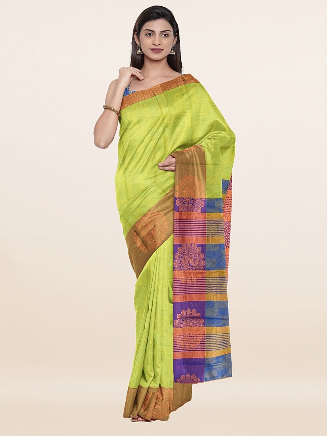 Pothys Women Green Sarees