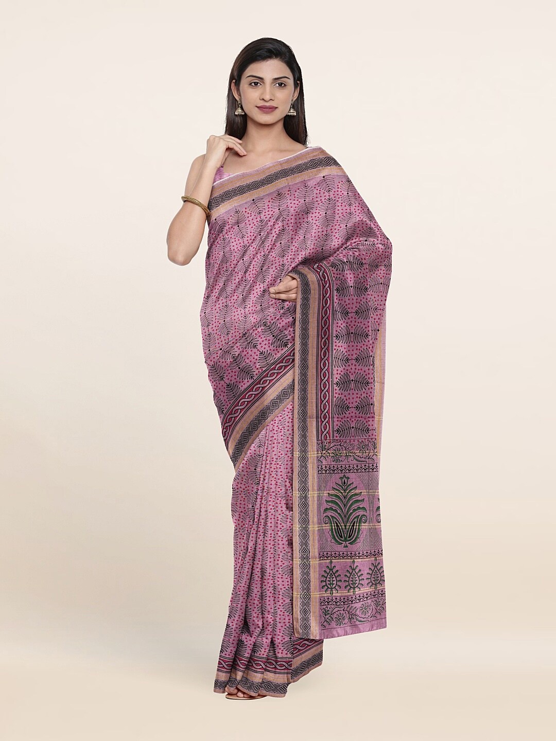 Pothys Women Lavender Sarees