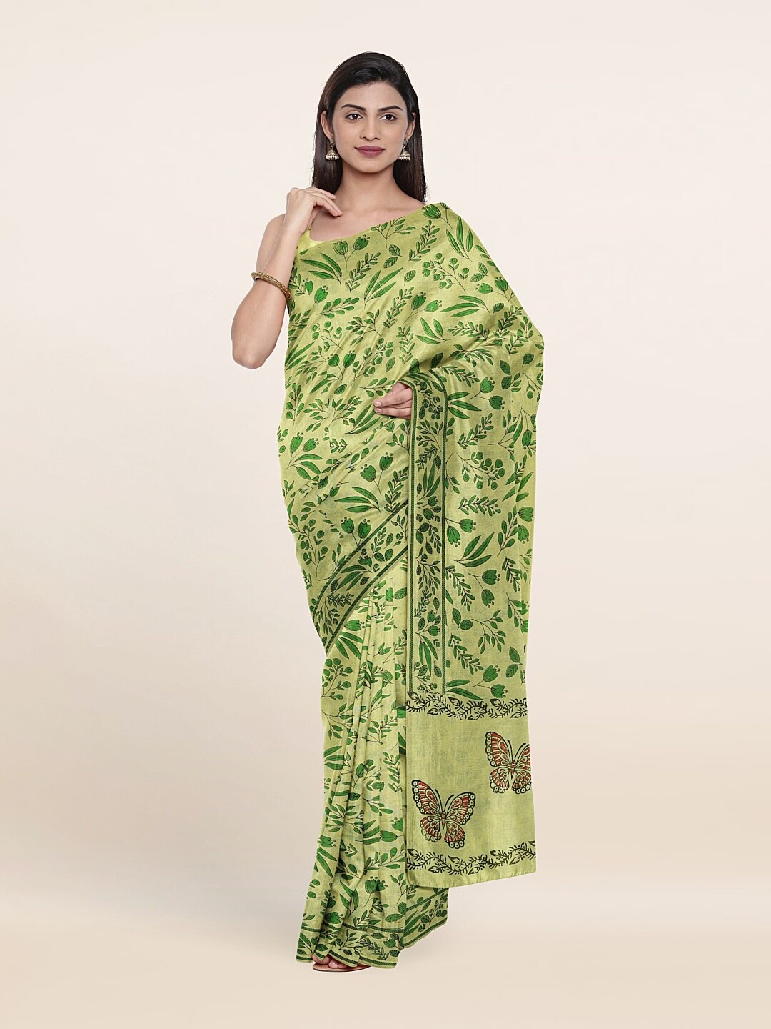 Pothys Women Green Sarees