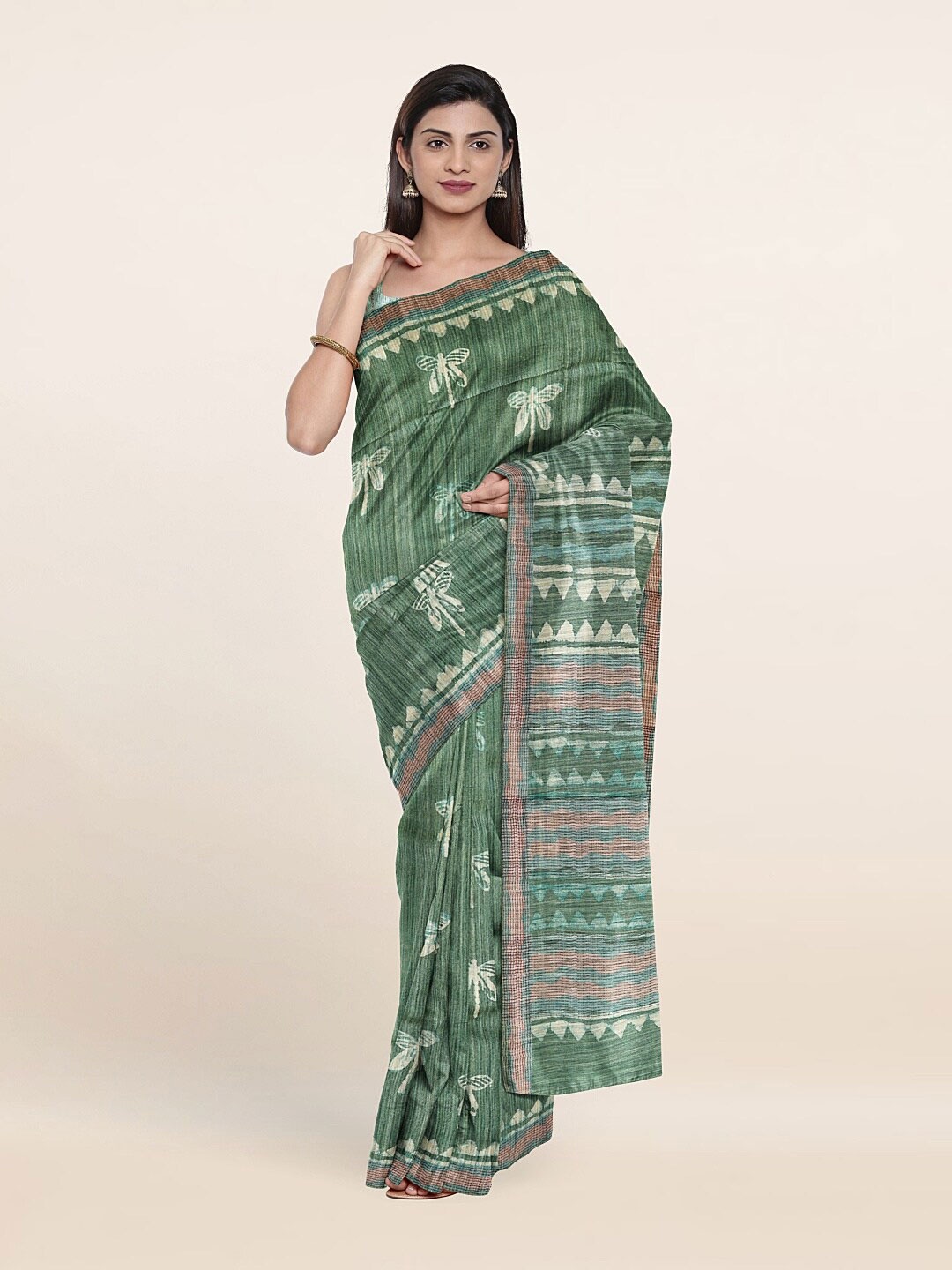 Pothys Women Green Sarees