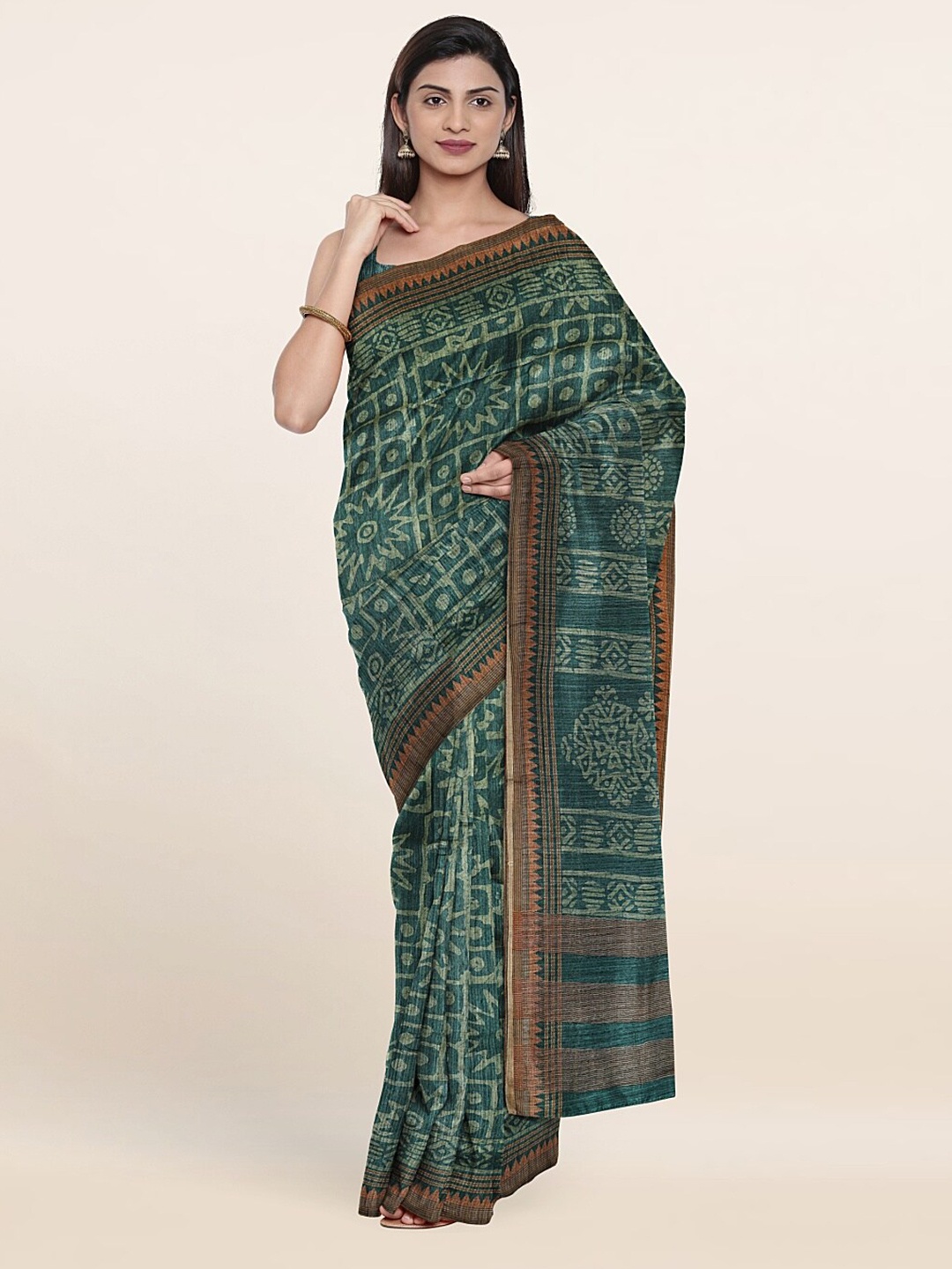 Pothys Women Green Sarees