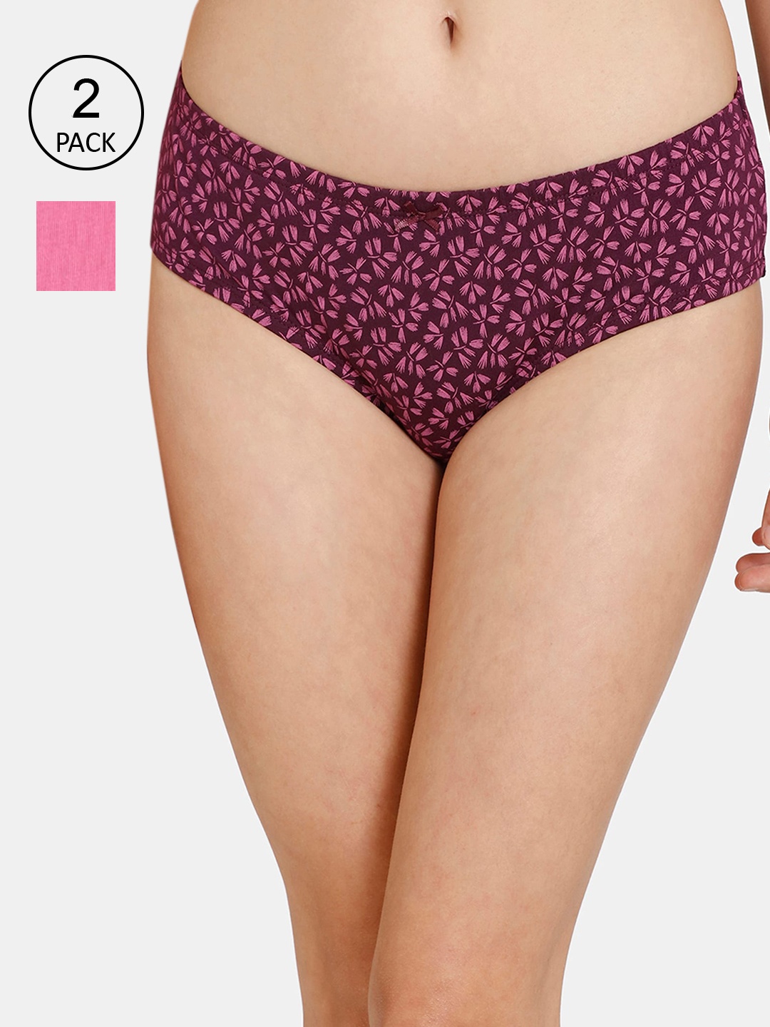 Rosaline by Zivame Pack of 2 Women Low Rise Full Coverage Hipster Panty RO2046FASH0BLUE, Burgundy
Rosaline by Zivame Pack of 2 Women Low Rise Full Coverage Hipster Panty RO2046FASH0BLUE, Burgundy