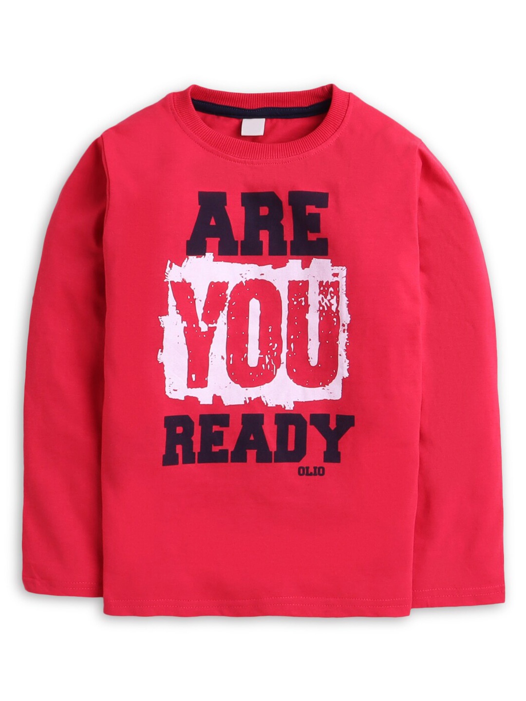 Hopscotch Boys Red V-Neck T-shirt