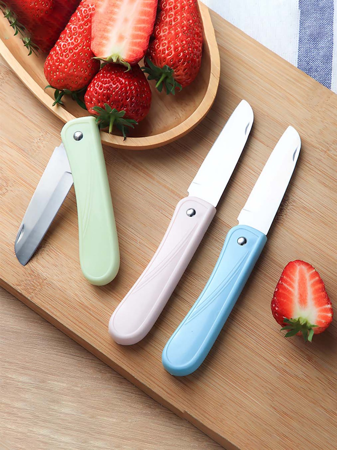 MARKET99 Turquoise Blue Solid Plastic Knife