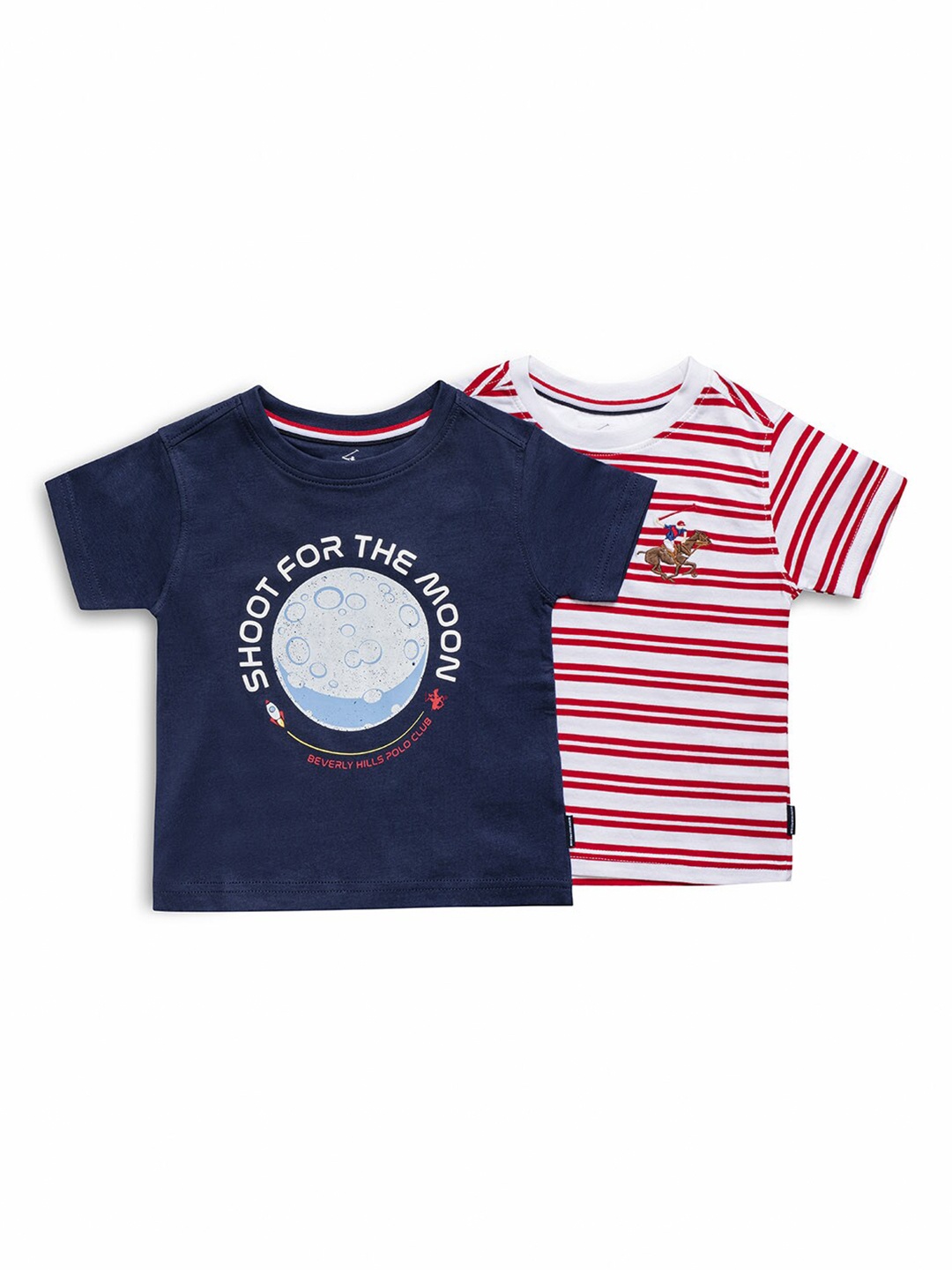 Beverly Hills Polo Club Boys Multicoloured & space cadet 2 Striped Applique T-shirt, Multi
Beverly Hills Polo Club Boys Multicoloured & space cadet 2 Striped Applique T-shirt, Multi