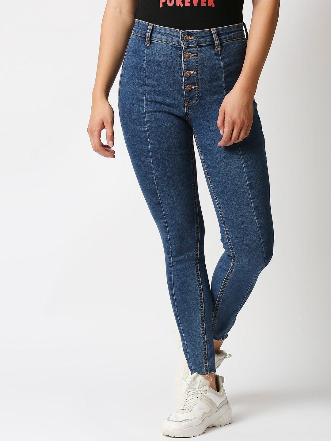 LOVEGEN Women Blue Tube Skinny Fit High-Rise Low Distress Stretchable Jeans
LOVEGEN Women Blue Tube Skinny Fit High-Rise Low Distress Stretchable Jeans