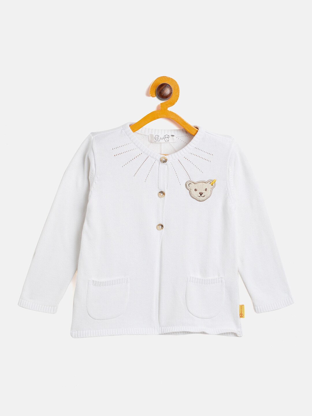 JWAAQ Girls White Pullover
