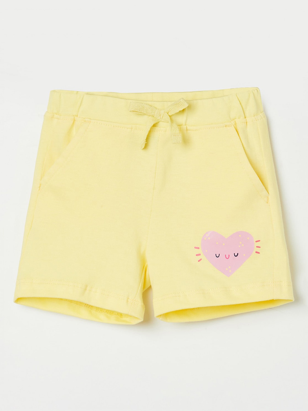 Juniors by Lifestyle Girls Yellow Shorts