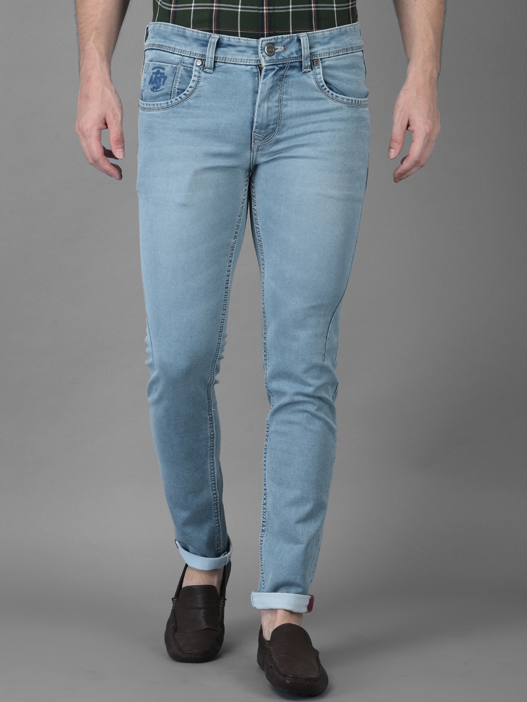 American Archer Men Blue Smart Skinny Fit Low-Rise Light Fade Printed Stretchable Jeans
American Archer Men Blue Smart Skinny Fit Low-Rise Light Fade Printed Stretchable Jeans