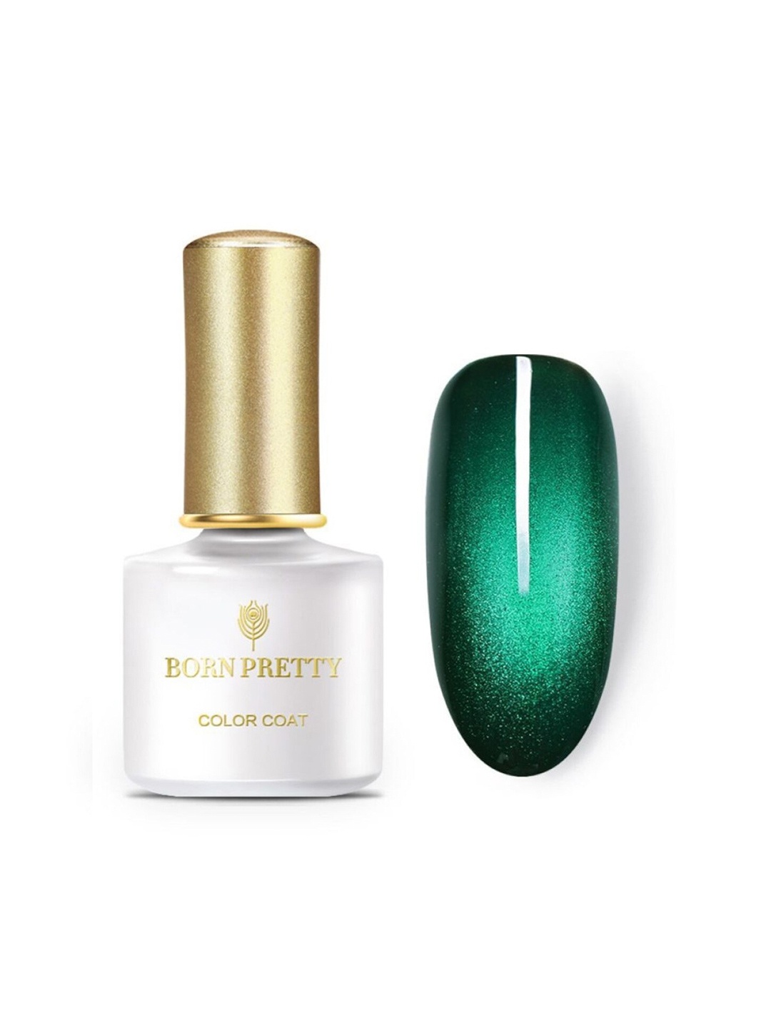 BORN PRETTY Glamorous Cat Eye Color Changing Soak-Off UV-LED Gel Nail Polish - GM01, Green
BORN PRETTY Glamorous Cat Eye Color Changing Soak-Off UV-LED Gel Nail Polish - GM01, Green