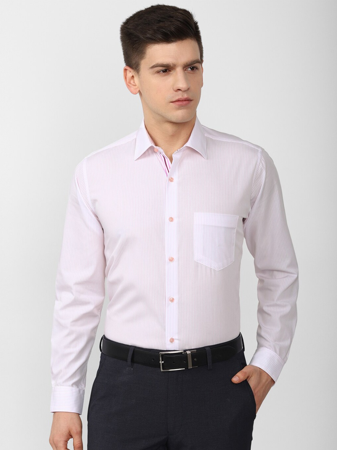 Van Heusen Men Pink Formal Shirt