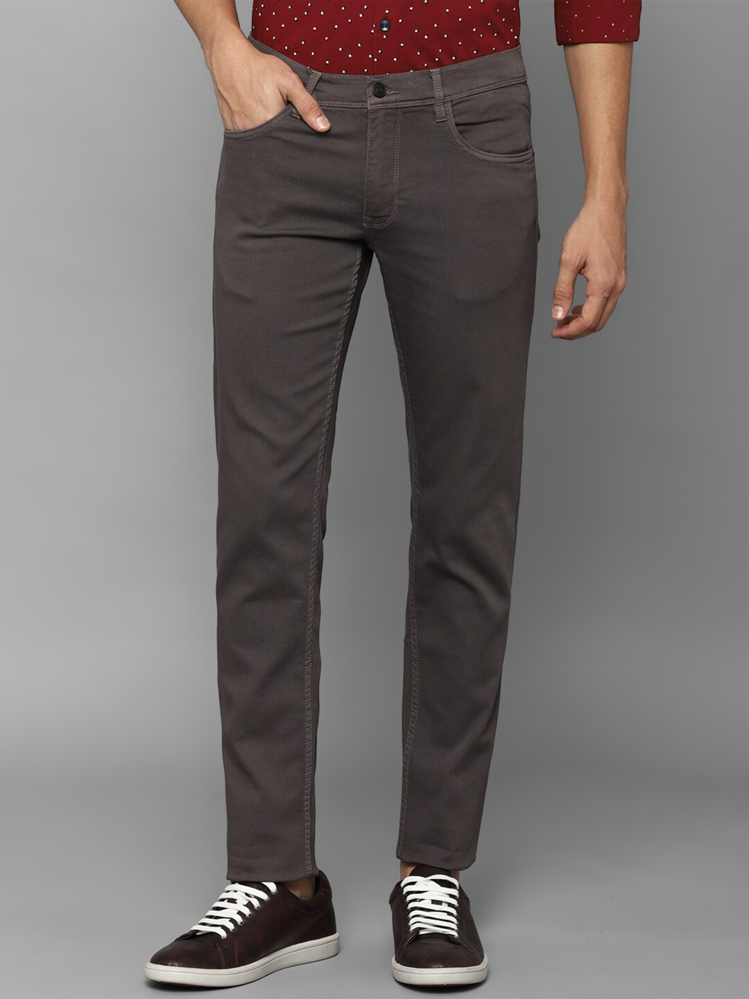 Allen Solly Men Grey Skinny Fit Jeans 
Allen Solly Men Grey Skinny Fit Jeans