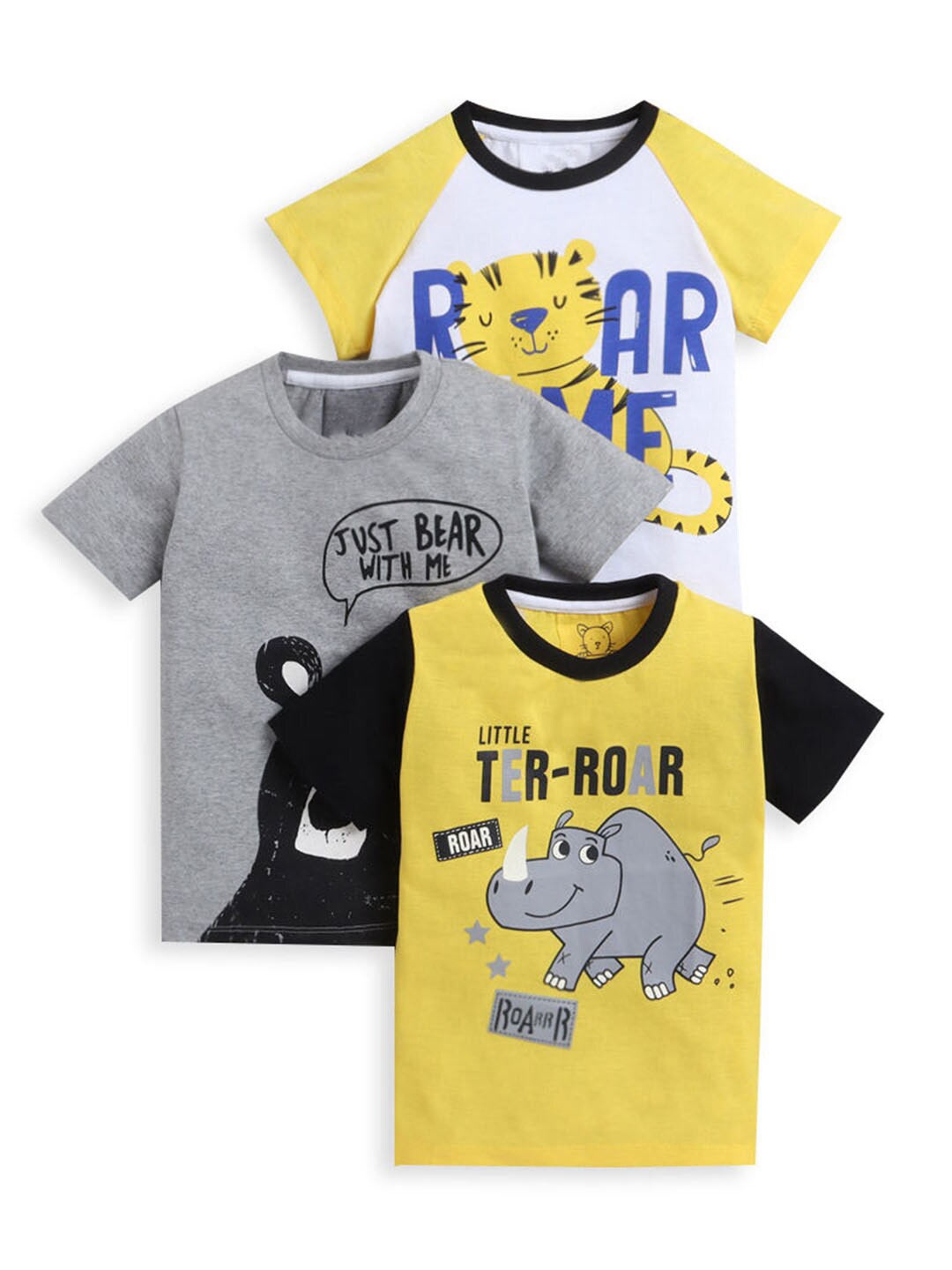 Hopscotch Boys Multicoloured Typography 3 Printed Linen Blend Applique T-shirt, Multi
Hopscotch Boys Multicoloured Typography 3 Printed Linen Blend Applique T-shirt, Multi