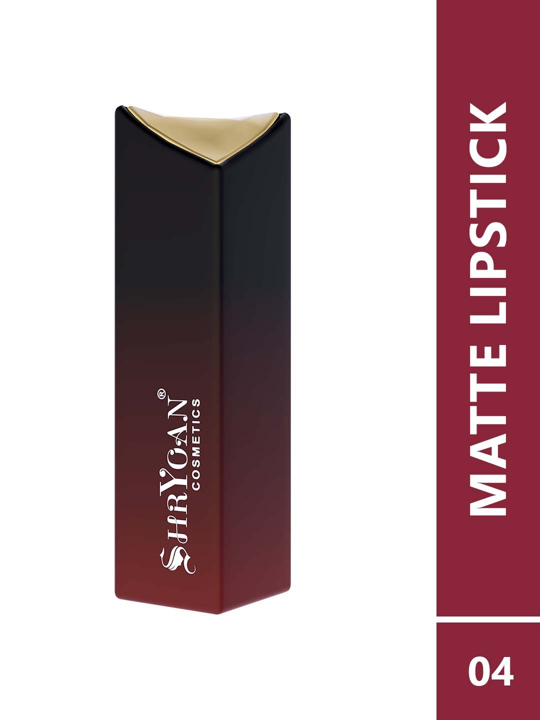 SHRYOAN Cosmetics Smudge Proof Full Coverage Soft Touch Matte Lipstick - Shade 04, Purple
SHRYOAN Cosmetics Smudge Proof Full Coverage Soft Touch Matte Lipstick - Shade 04, Purple