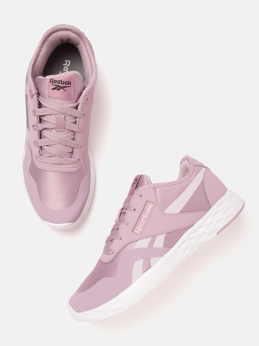 Reebok Classic Women Mauve Colourblocked Sheen Runner Sneakers 
Reebok Classic Women Mauve Colourblocked Sheen Runner Sneakers