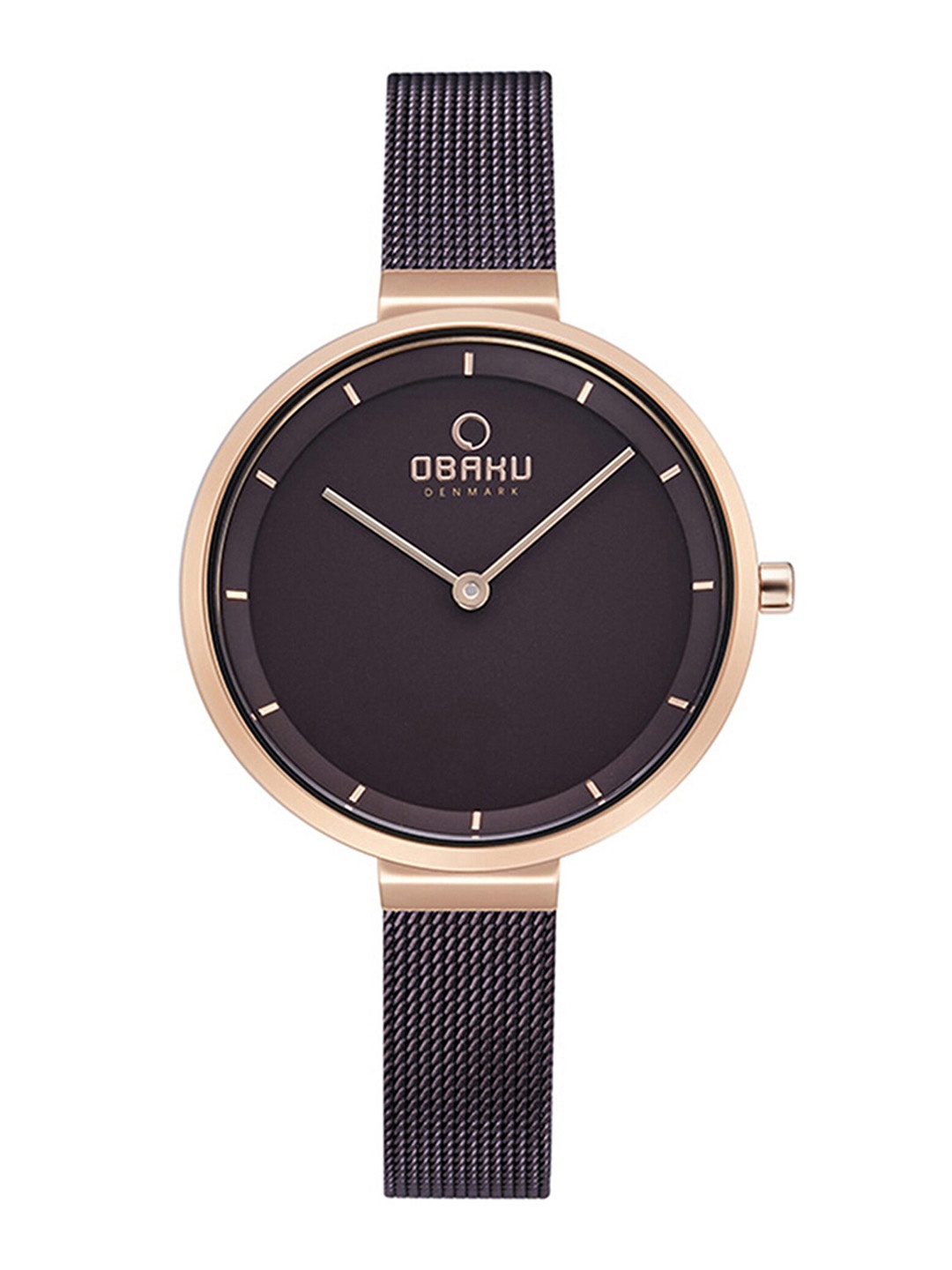 Obaku Women Brown Brass Dial & Brown Stainless Steel Bracelet Style Straps Analogue Watch V225LXVNMN
Obaku Women Brown Brass Dial & Brown Stainless Steel Bracelet Style Straps Analogue Watch V225LXVNMN