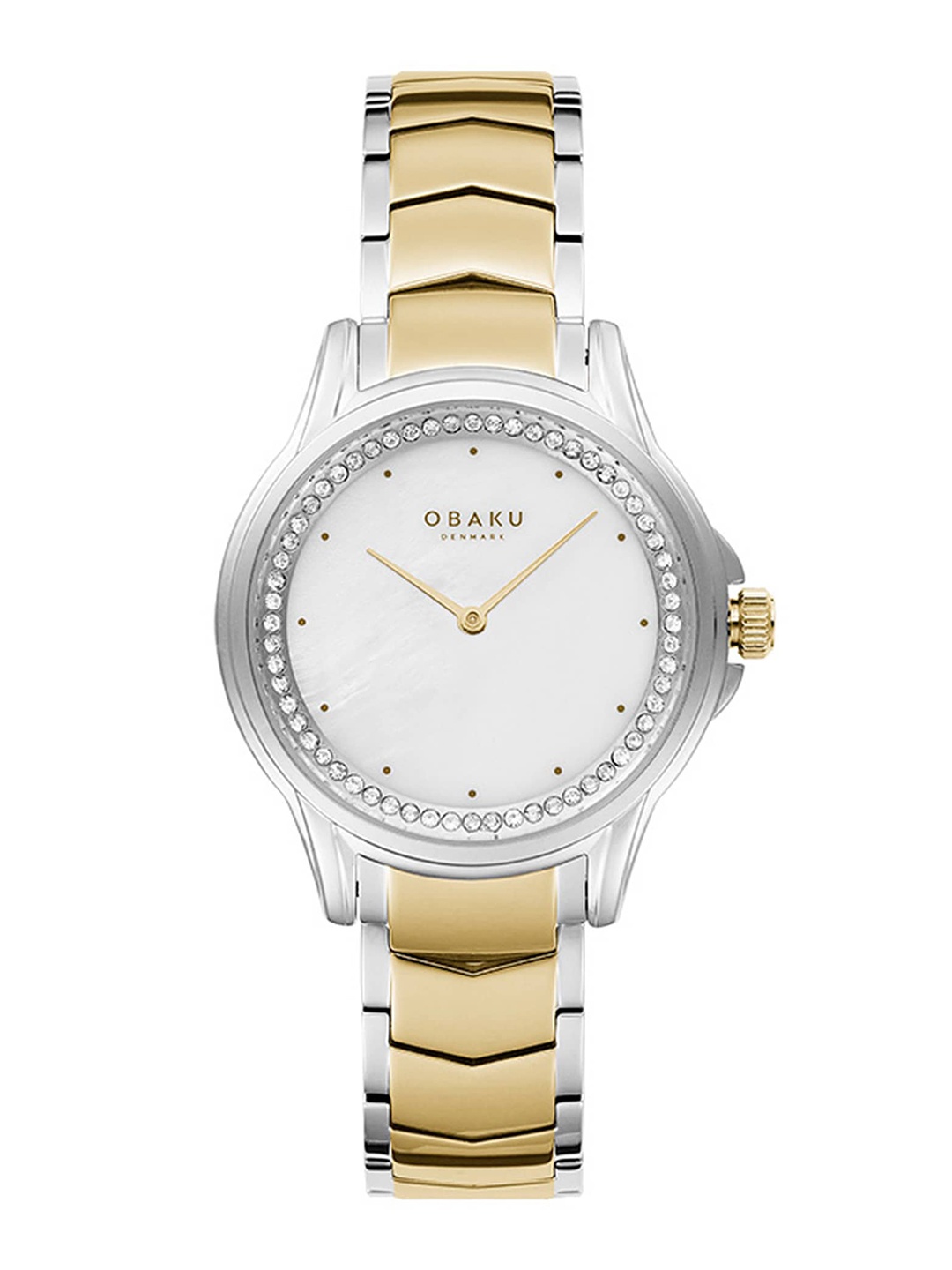 Obaku Women White Brass Printed Dial & Multicoloured Stainless Steel Bracelet Style Straps Digital Watch
Obaku Women White Brass Printed Dial & Multicoloured Stainless Steel Bracelet Style Straps Digital Watch