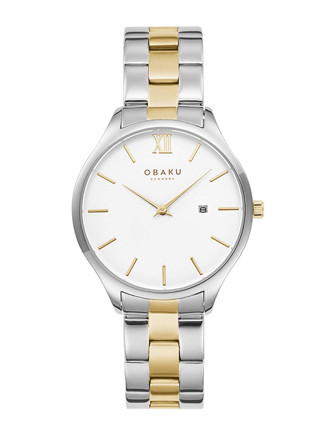 Obaku Women Silver-Toned Brass Embellished Dial & Multicoloured Stainless Steel Bracelet Style Straps Watch
Obaku Women Silver-Toned Brass Embellished Dial & Multicoloured Stainless Steel Bracelet Style Straps Watch