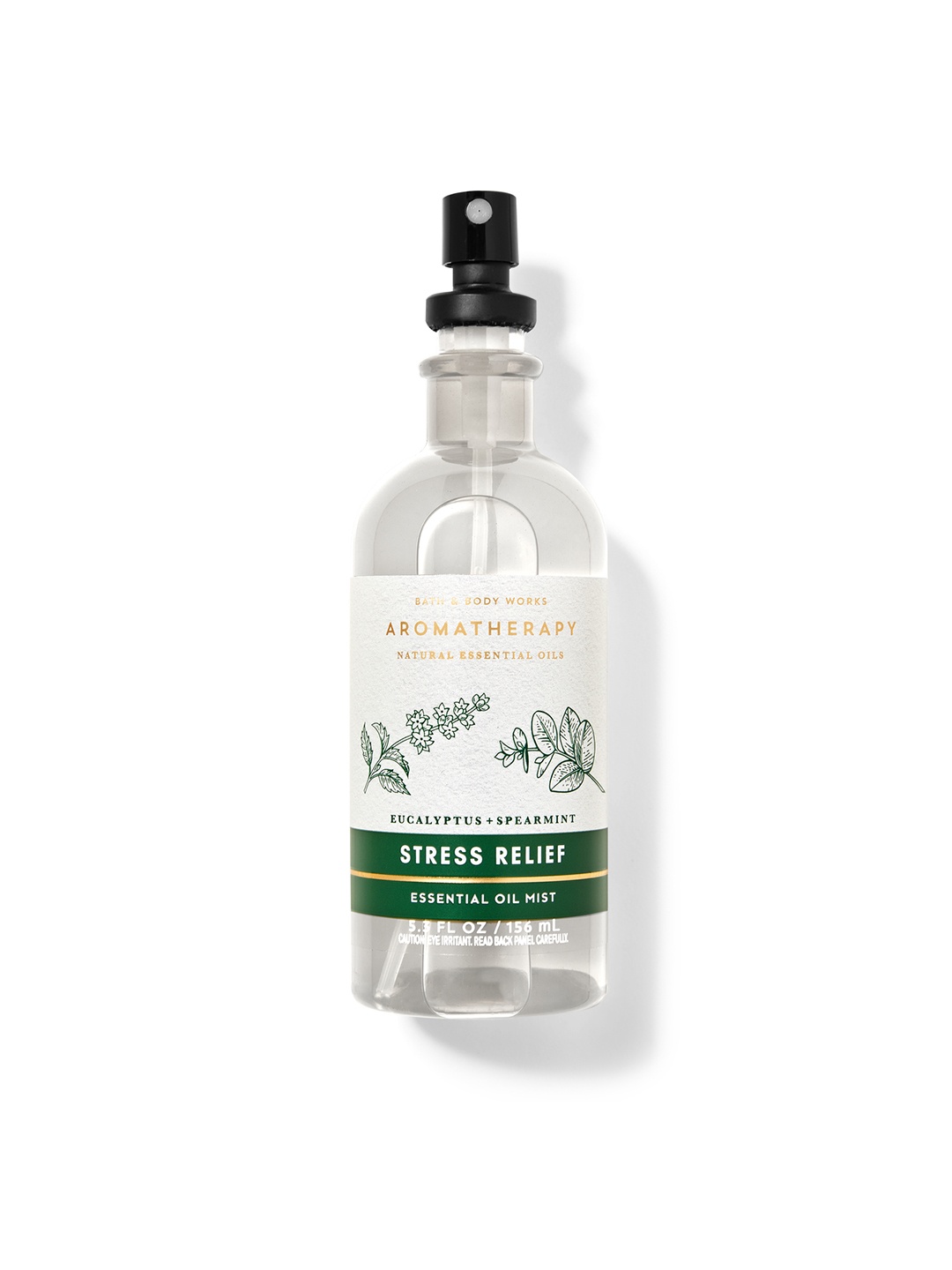 Bath & Body Works Eucalyptus Spearmint Stress Relief Essential Oil Mist - 156 ml, Transparent
Bath & Body Works Eucalyptus Spearmint Stress Relief Essential Oil Mist - 156 ml, Transparent